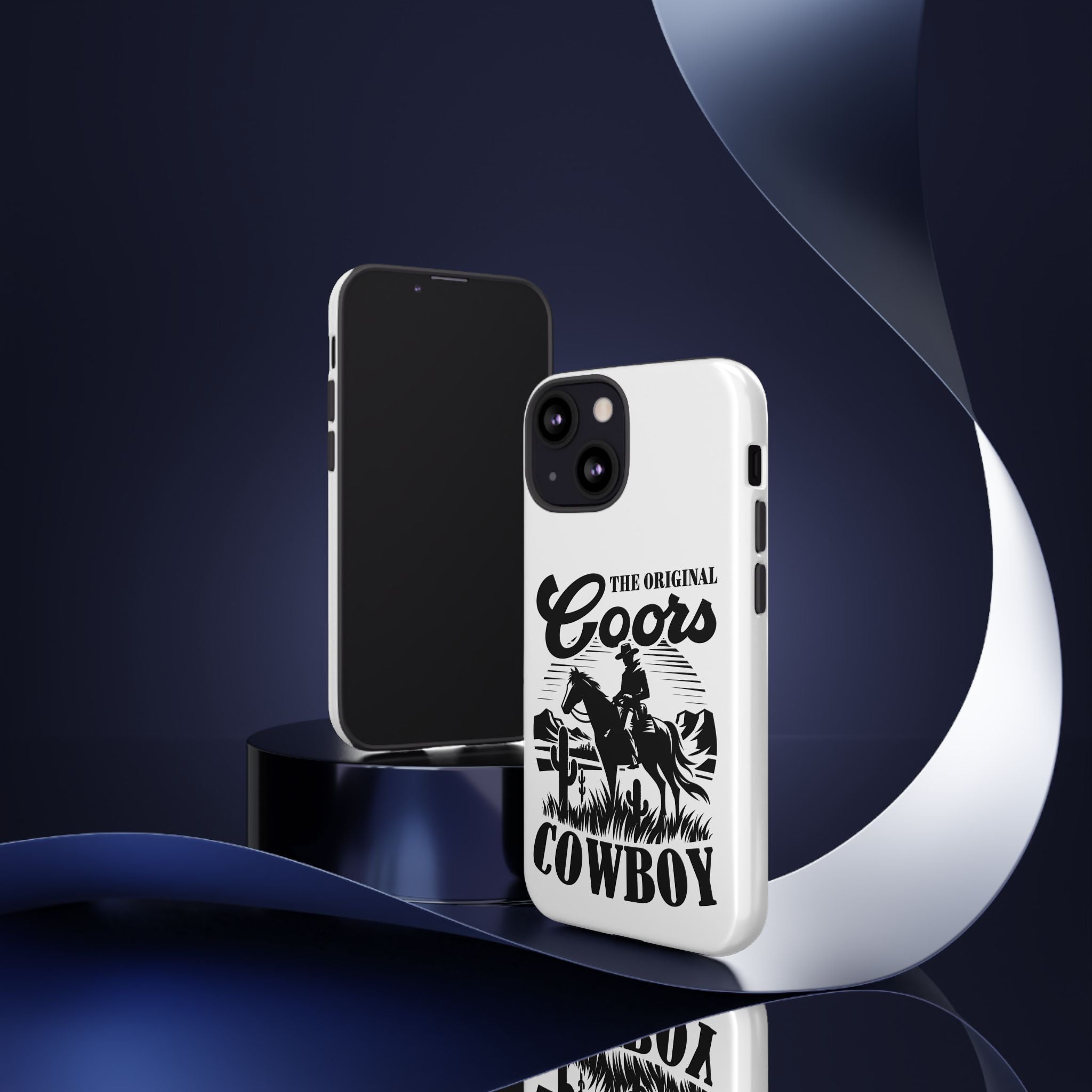 Cowboy Phone Case – “The Original Coors Cowboy” Vintage Western iPhone Cover