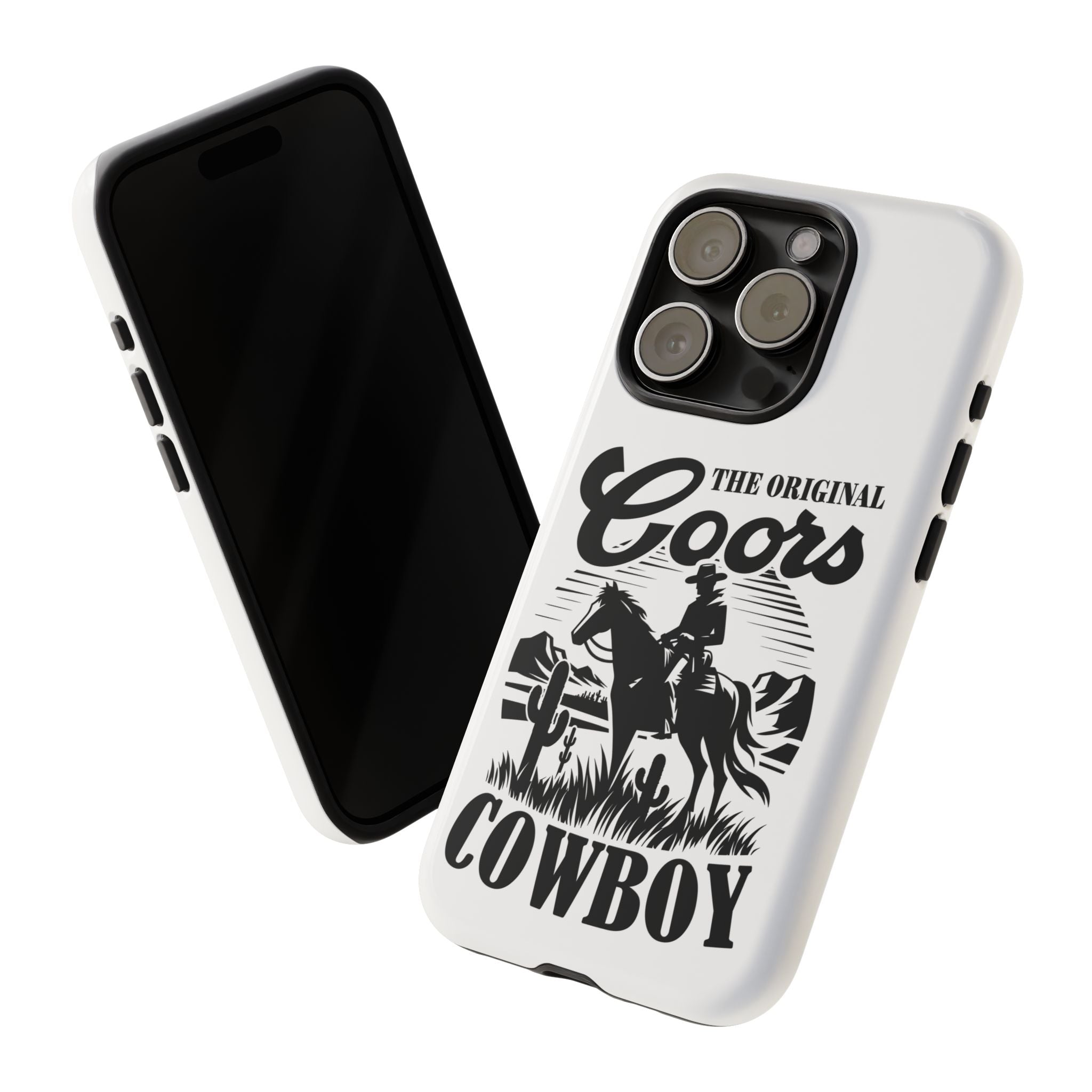 Cowboy Phone Case – “The Original Coors Cowboy” Vintage Western iPhone Cover