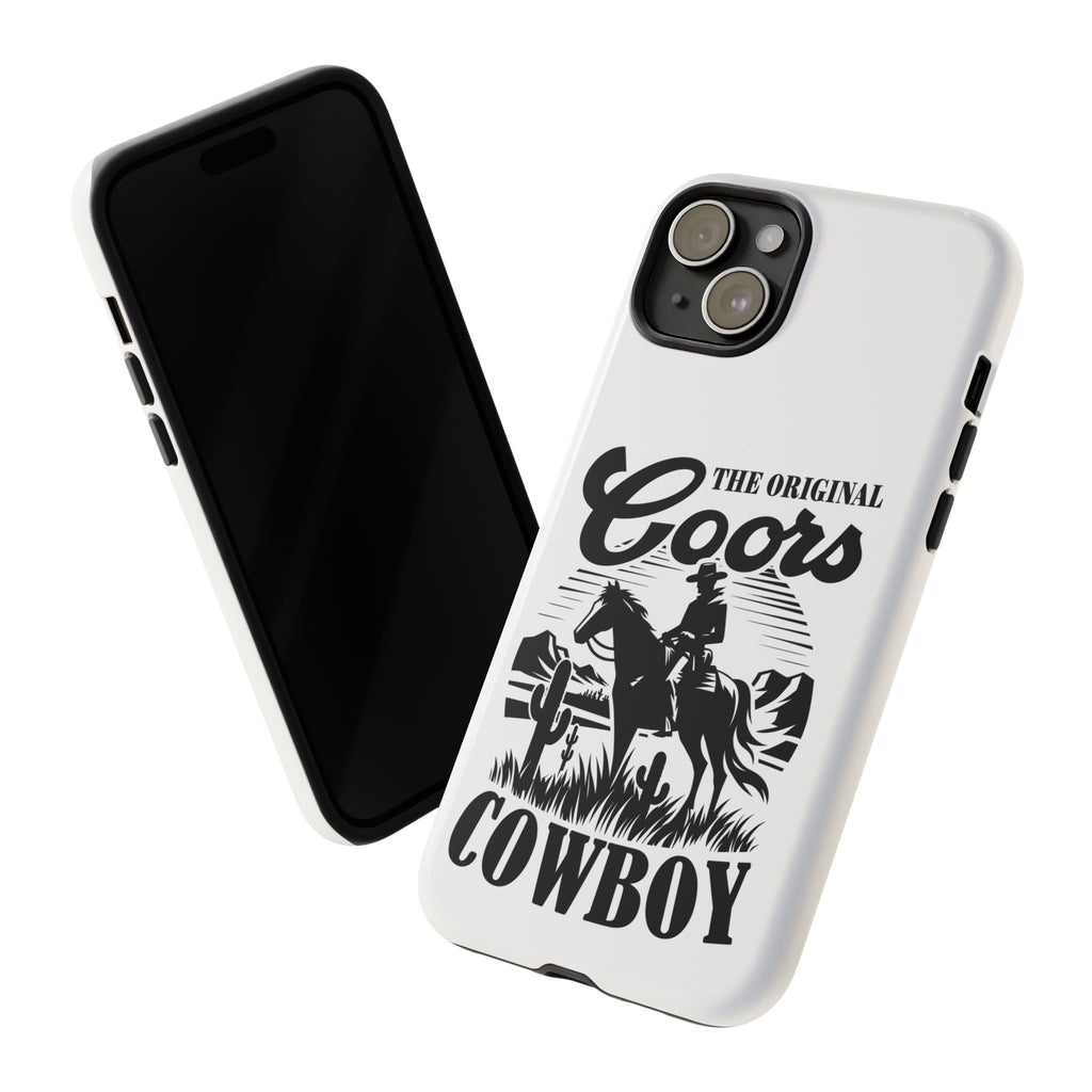 Cowboy Phone Case – “The Original Coors Cowboy” Vintage Western iPhone Cover
