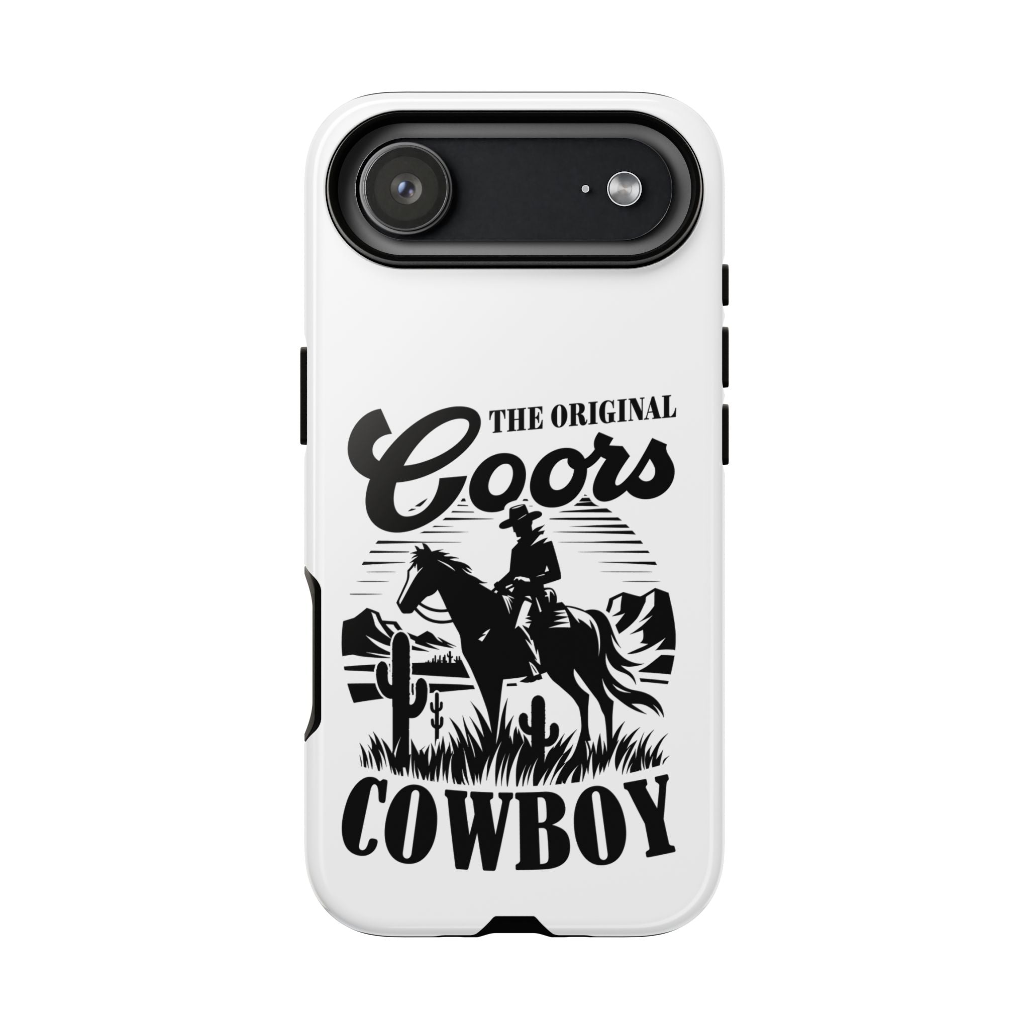 Cowboy Phone Case – “The Original Coors Cowboy” Vintage Western iPhone Cover
