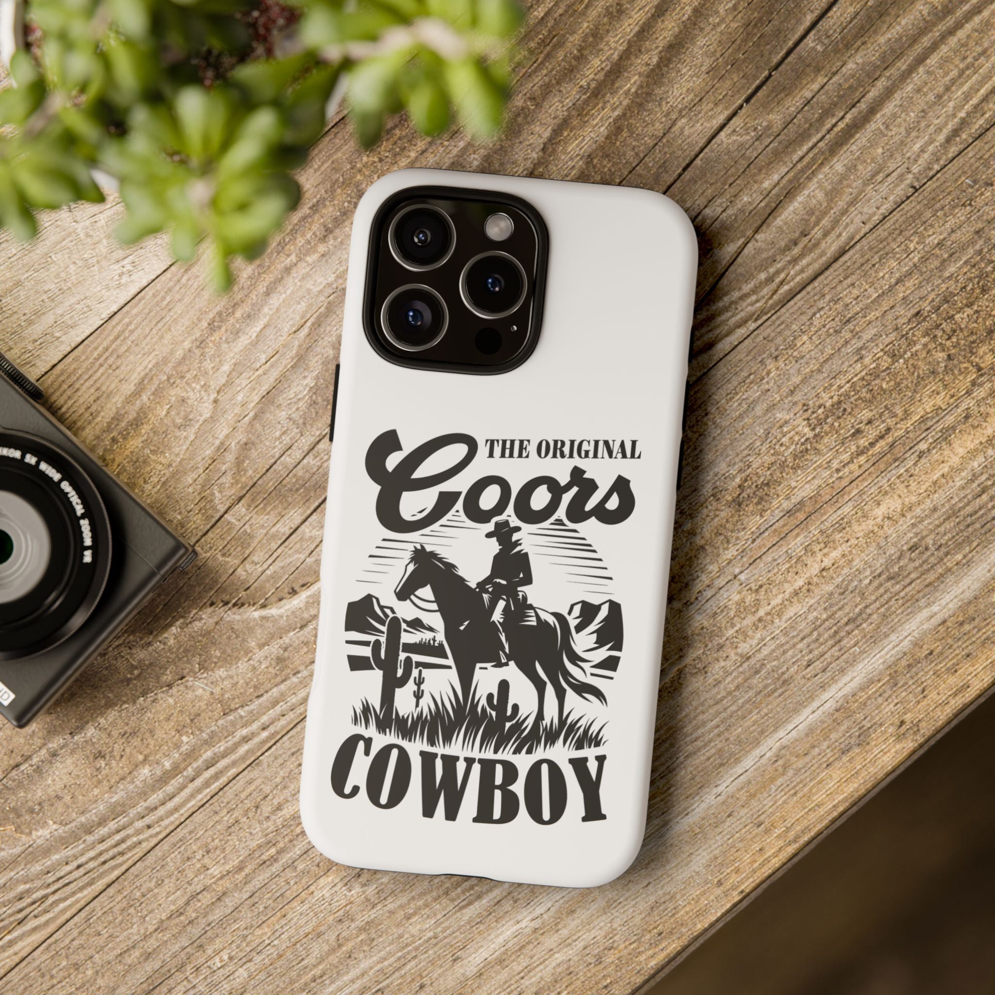 Cowboy Phone Case – “The Original Coors Cowboy” Vintage Western iPhone Cover
