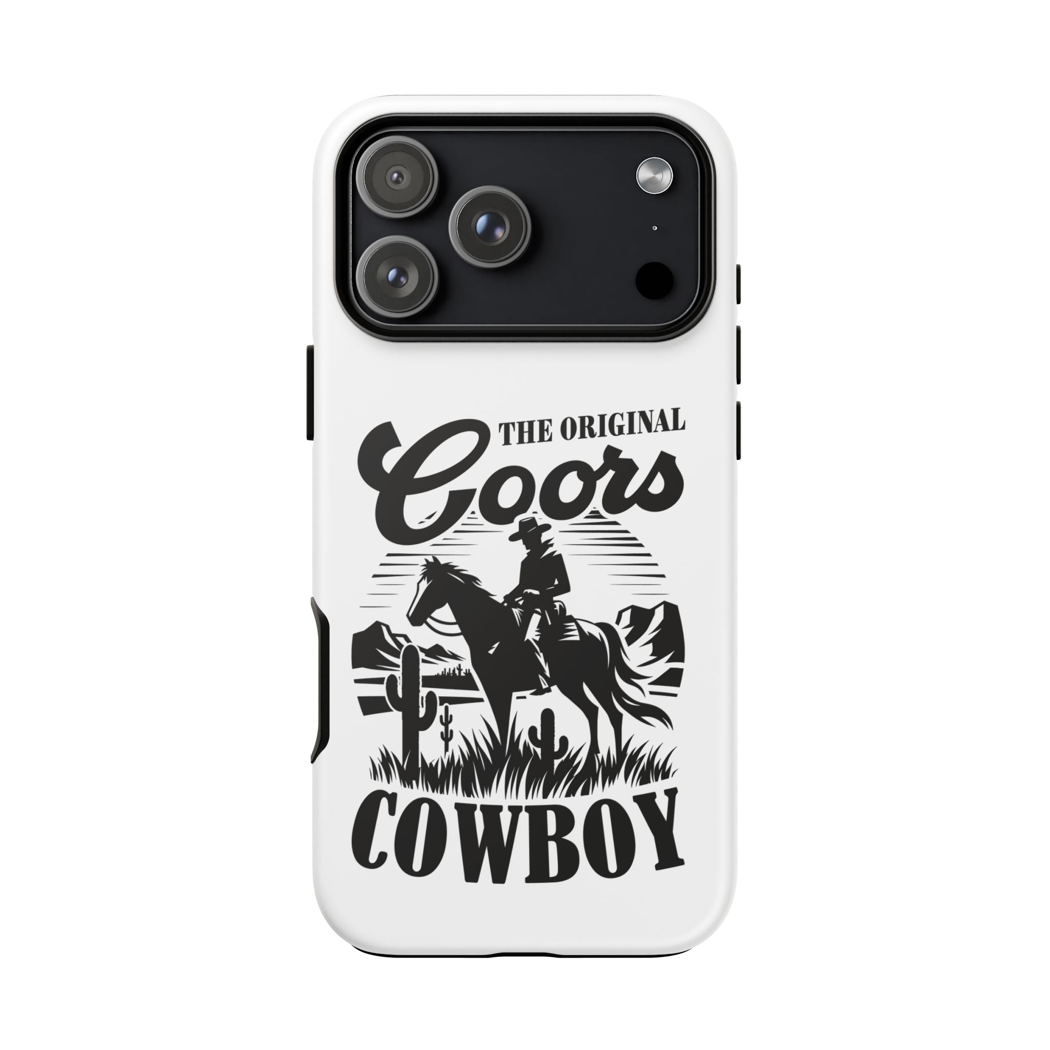 Cowboy Phone Case – “The Original Coors Cowboy” Vintage Western iPhone Cover