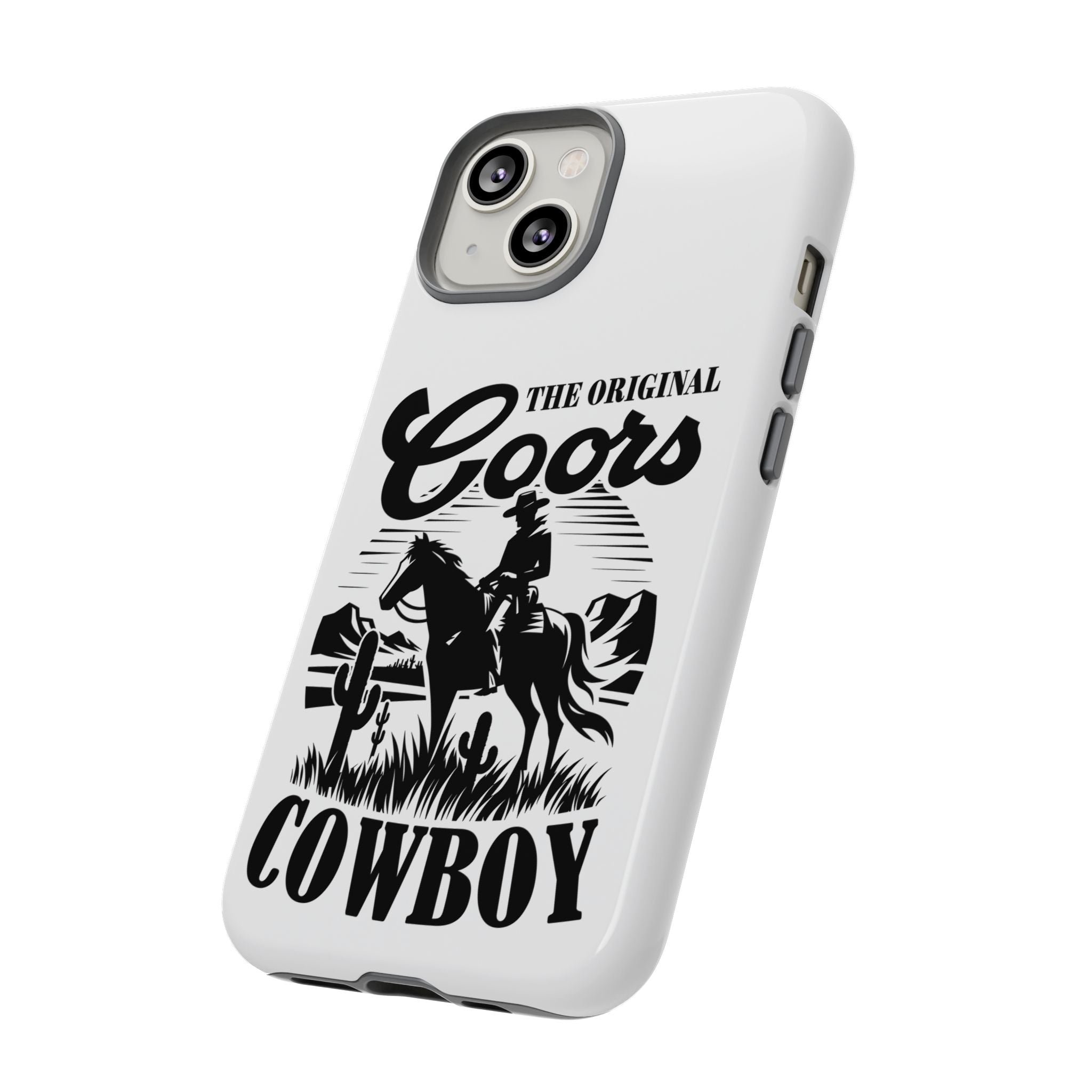 Cowboy Phone Case – “The Original Coors Cowboy” Vintage Western iPhone Cover
