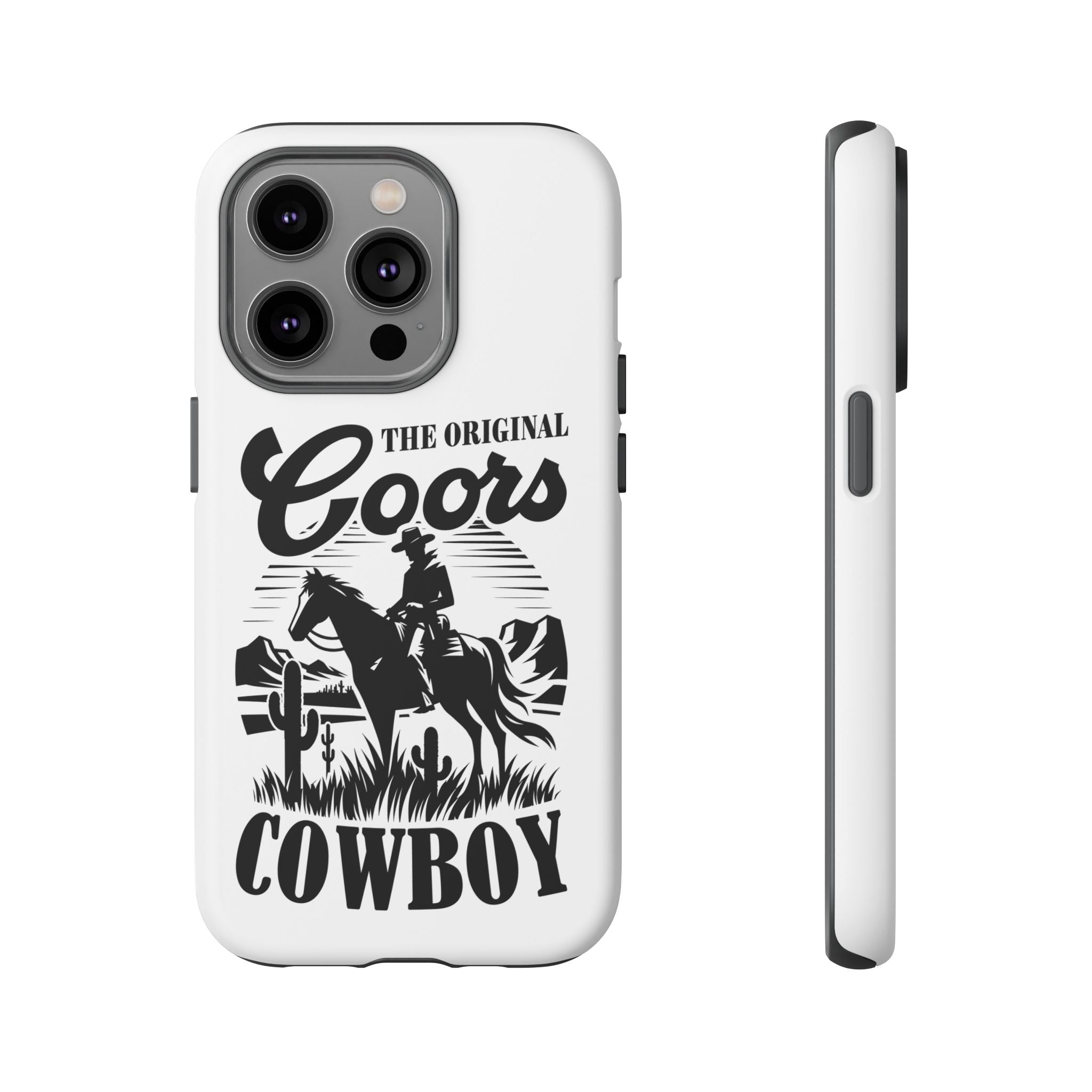 Cowboy Phone Case – “The Original Coors Cowboy” Vintage Western iPhone Cover