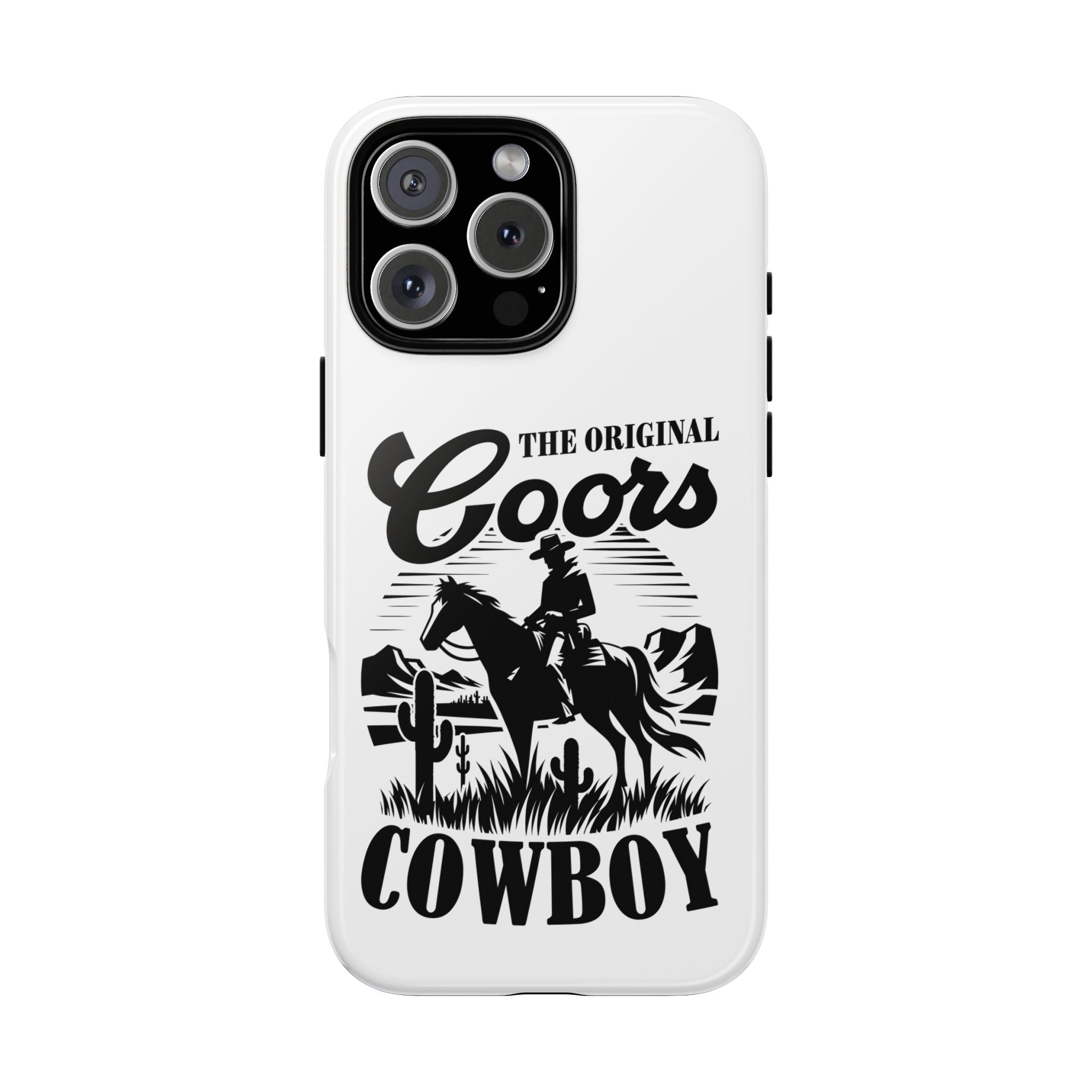 Cowboy Phone Case – “The Original Coors Cowboy” Vintage Western iPhone Cover