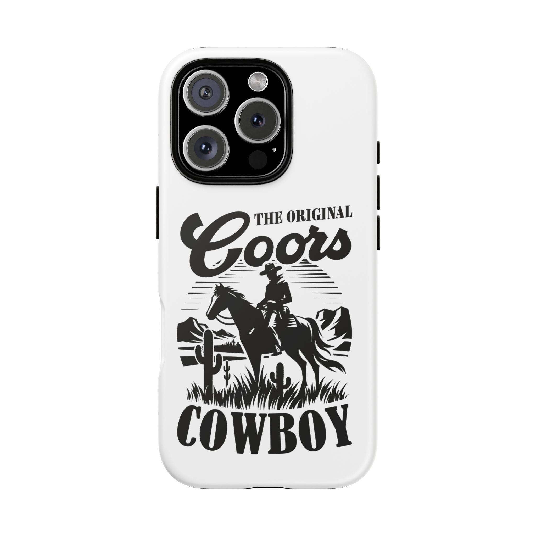 Cowboy Phone Case – “The Original Coors Cowboy” Vintage Western iPhone Cover