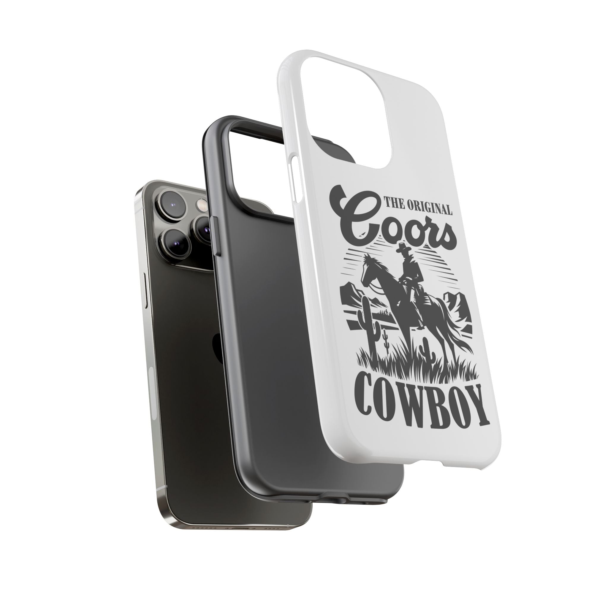 Cowboy Phone Case – “The Original Coors Cowboy” Vintage Western iPhone Cover