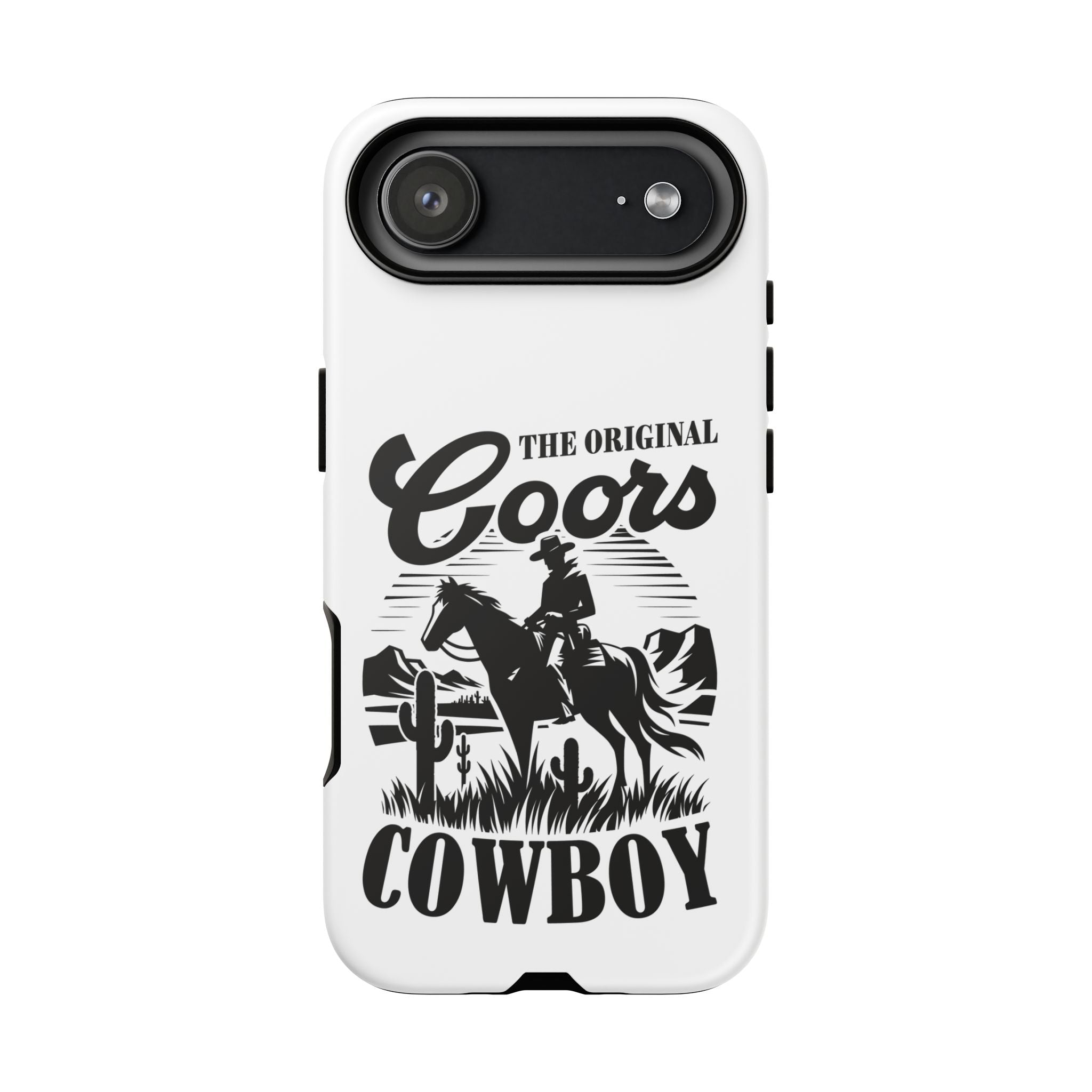Cowboy Phone Case – “The Original Coors Cowboy” Vintage Western iPhone Cover