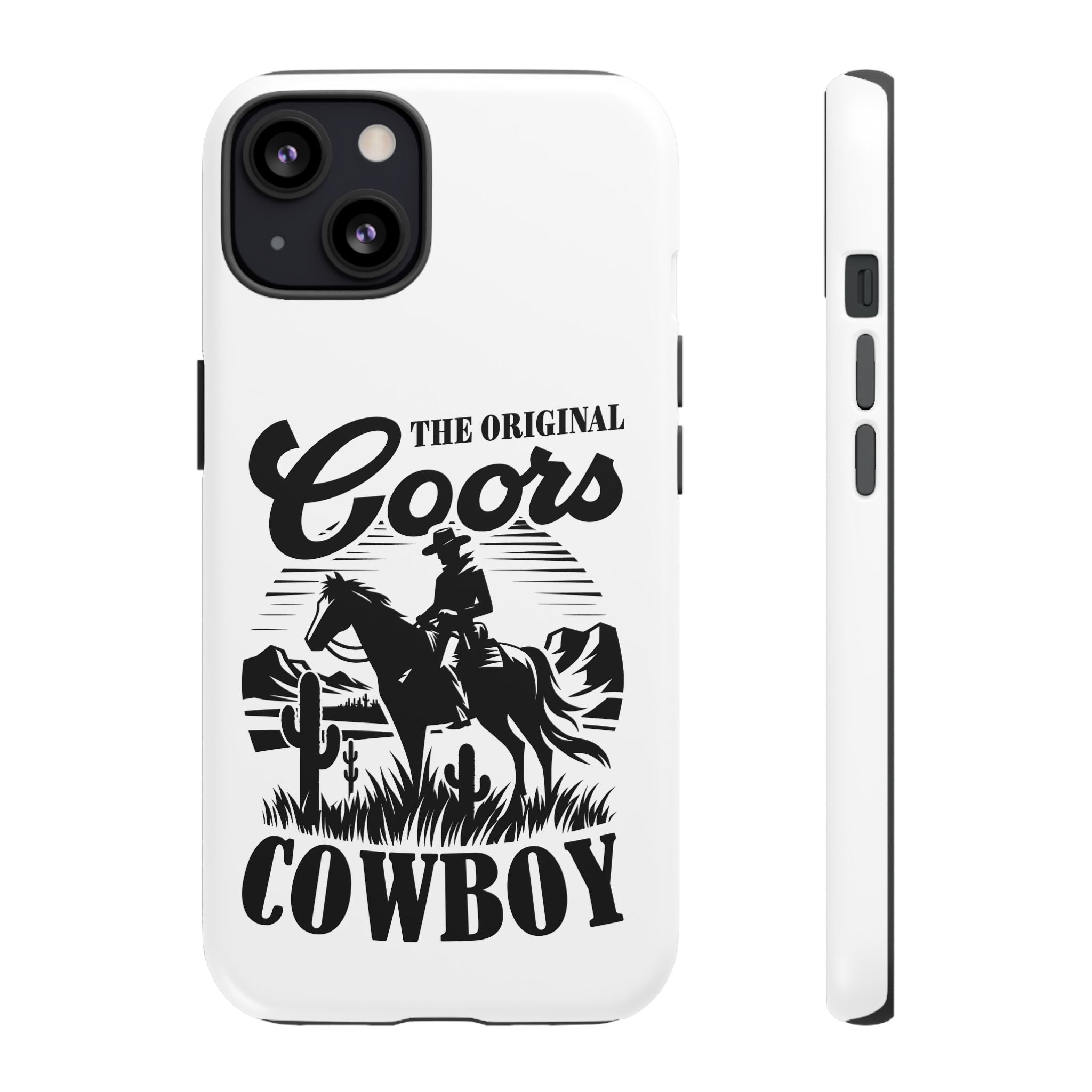 Cowboy Phone Case – “The Original Coors Cowboy” Vintage Western iPhone Cover