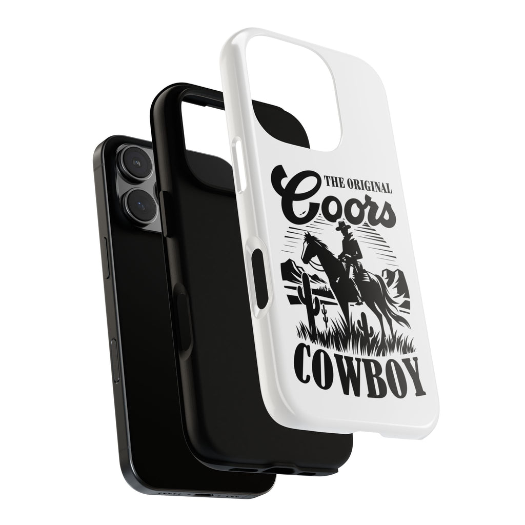 Cowboy Phone Case – “The Original Coors Cowboy” Vintage Western iPhone Cover