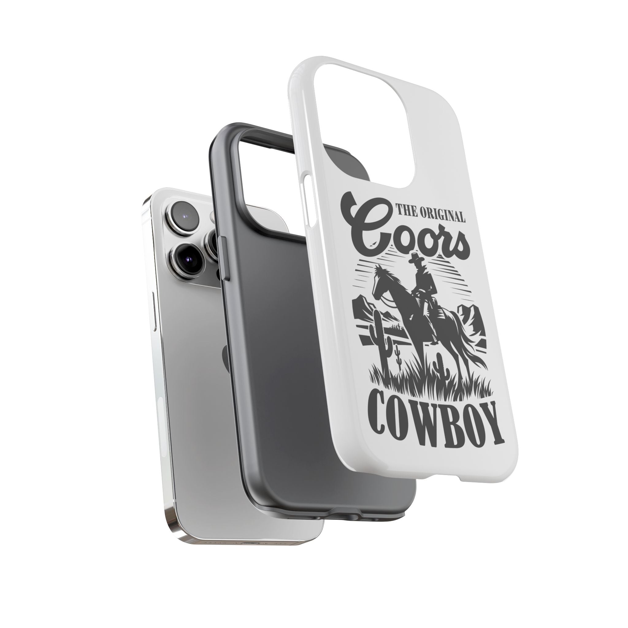 Cowboy Phone Case – “The Original Coors Cowboy” Vintage Western iPhone Cover