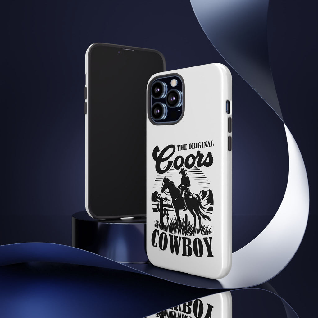 Cowboy Phone Case – “The Original Coors Cowboy” Vintage Western iPhone Cover