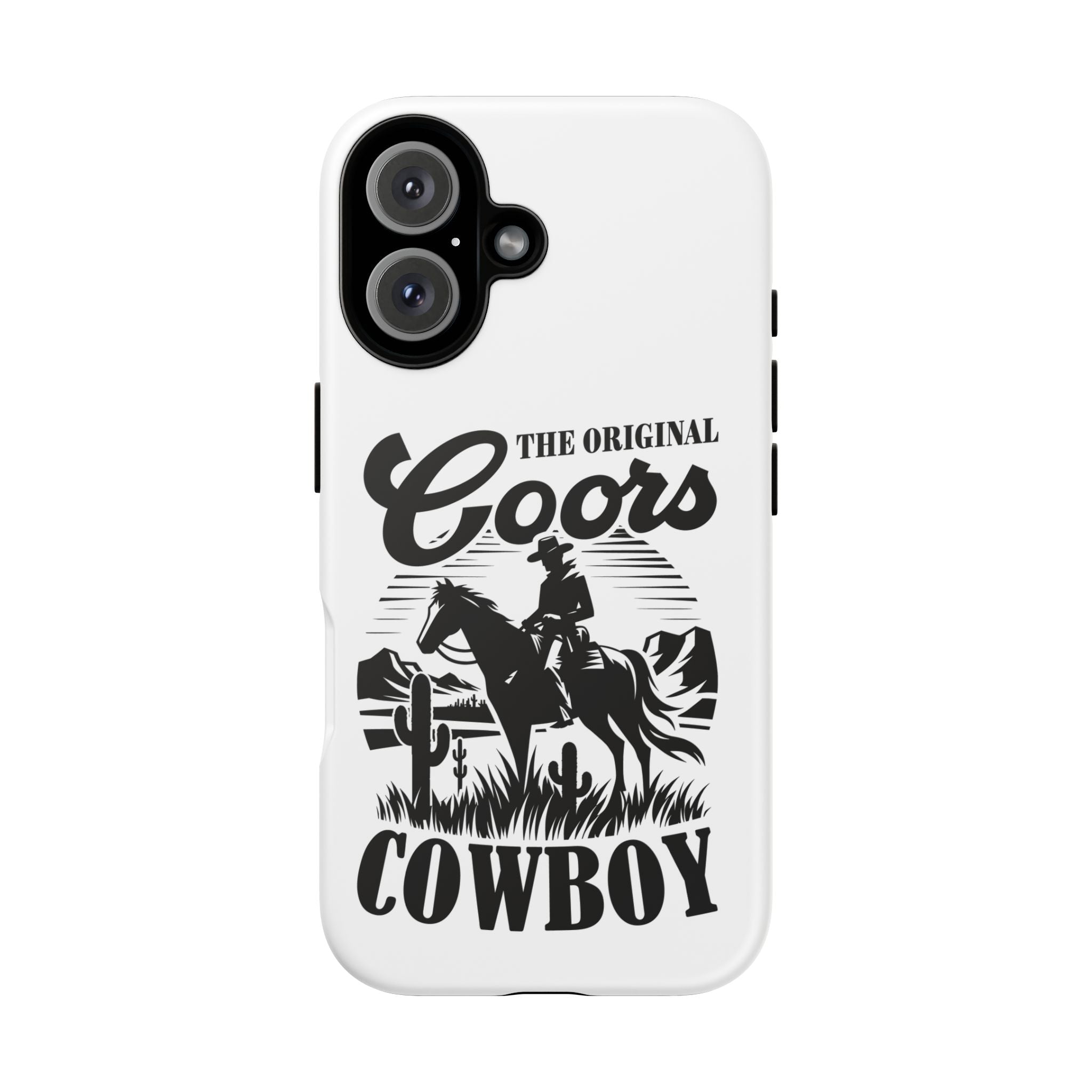 Cowboy Phone Case – “The Original Coors Cowboy” Vintage Western iPhone Cover