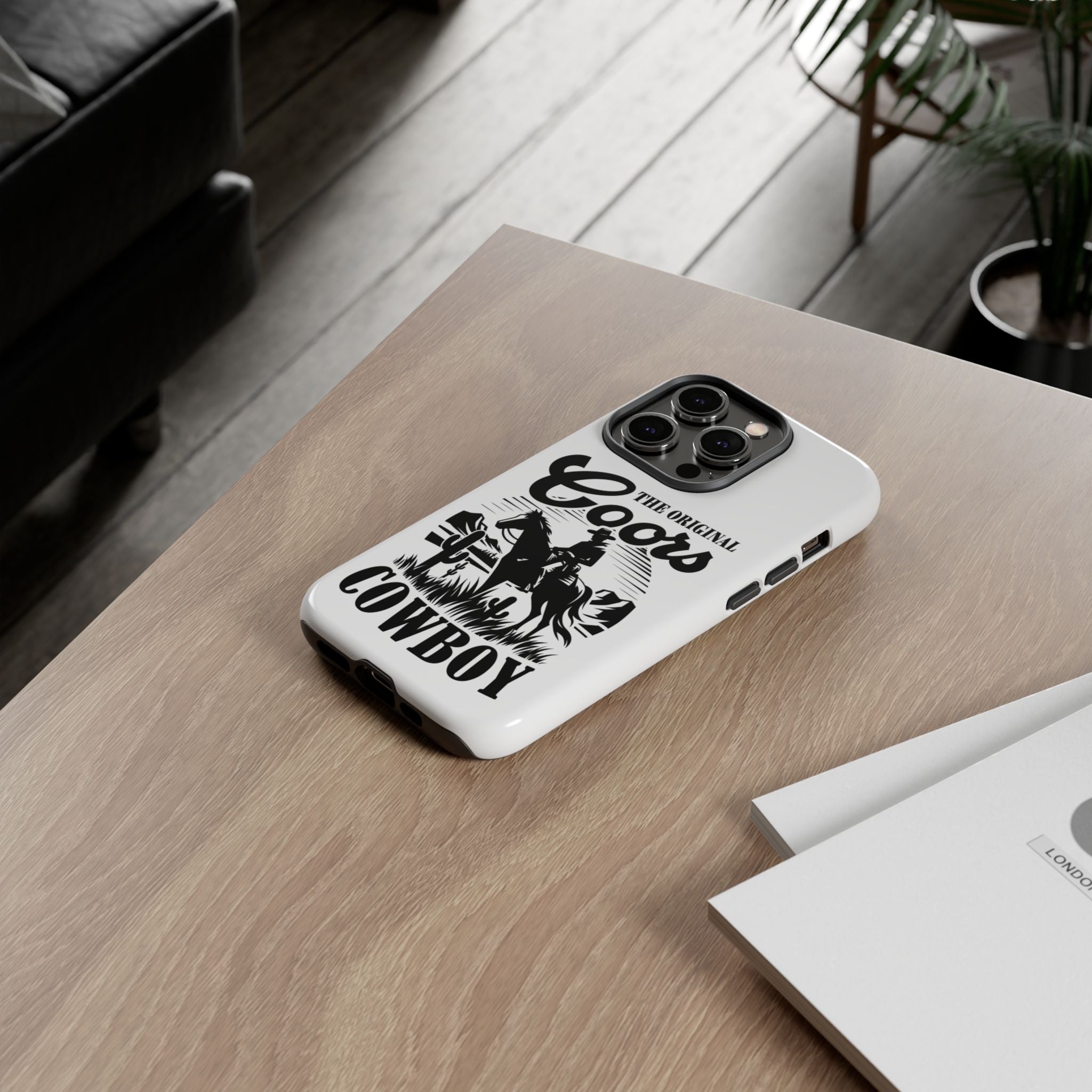 Cowboy Phone Case – “The Original Coors Cowboy” Vintage Western iPhone Cover