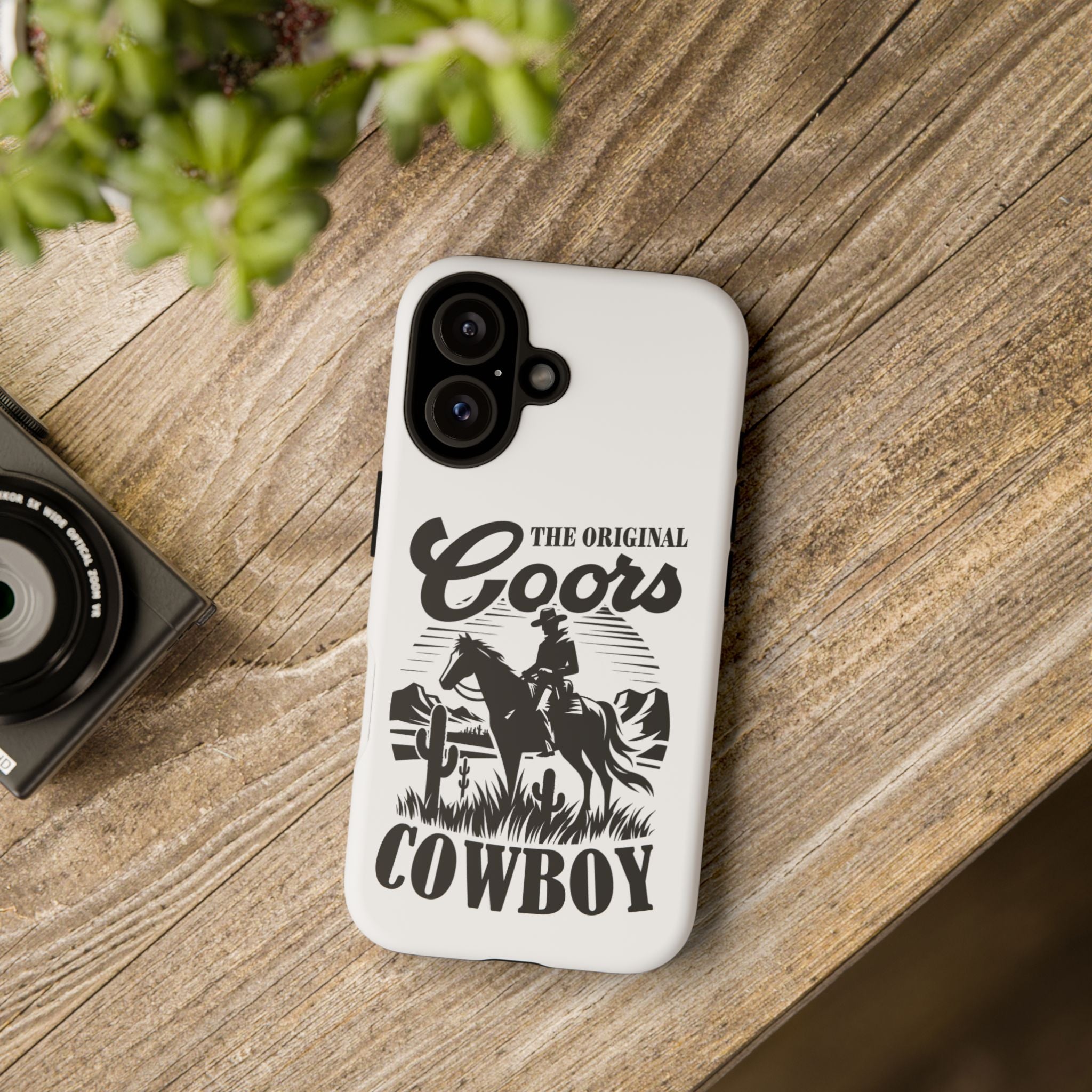 Cowboy Phone Case – “The Original Coors Cowboy” Vintage Western iPhone Cover