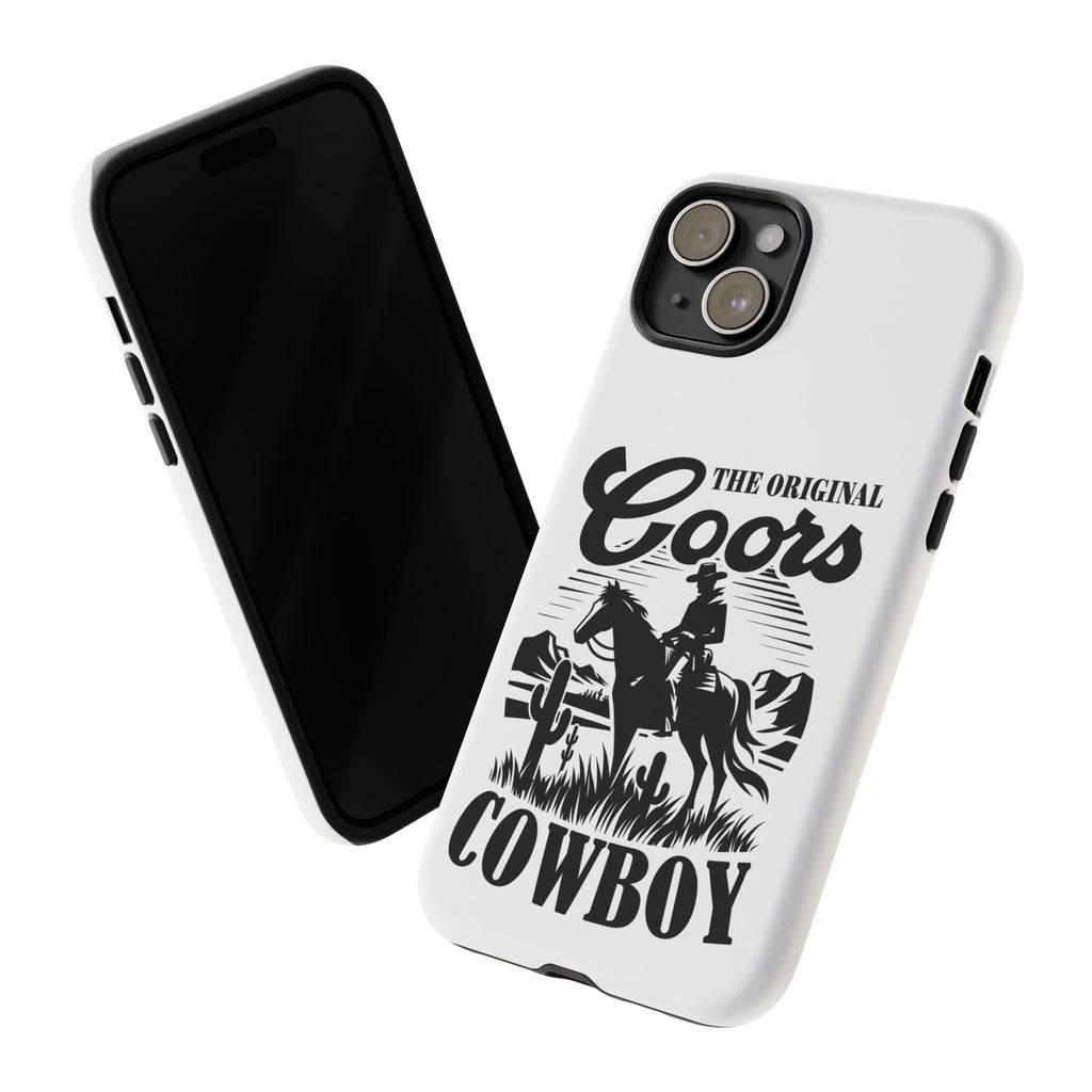 Cowboy Phone Case – “The Original Coors Cowboy” Vintage Western iPhone Cover