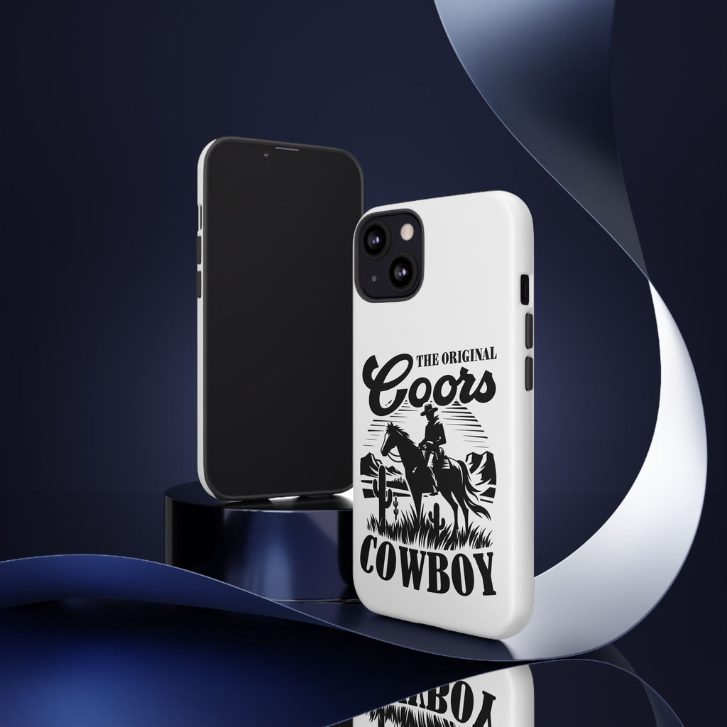 Cowboy Phone Case – “The Original Coors Cowboy” Vintage Western iPhone Cover