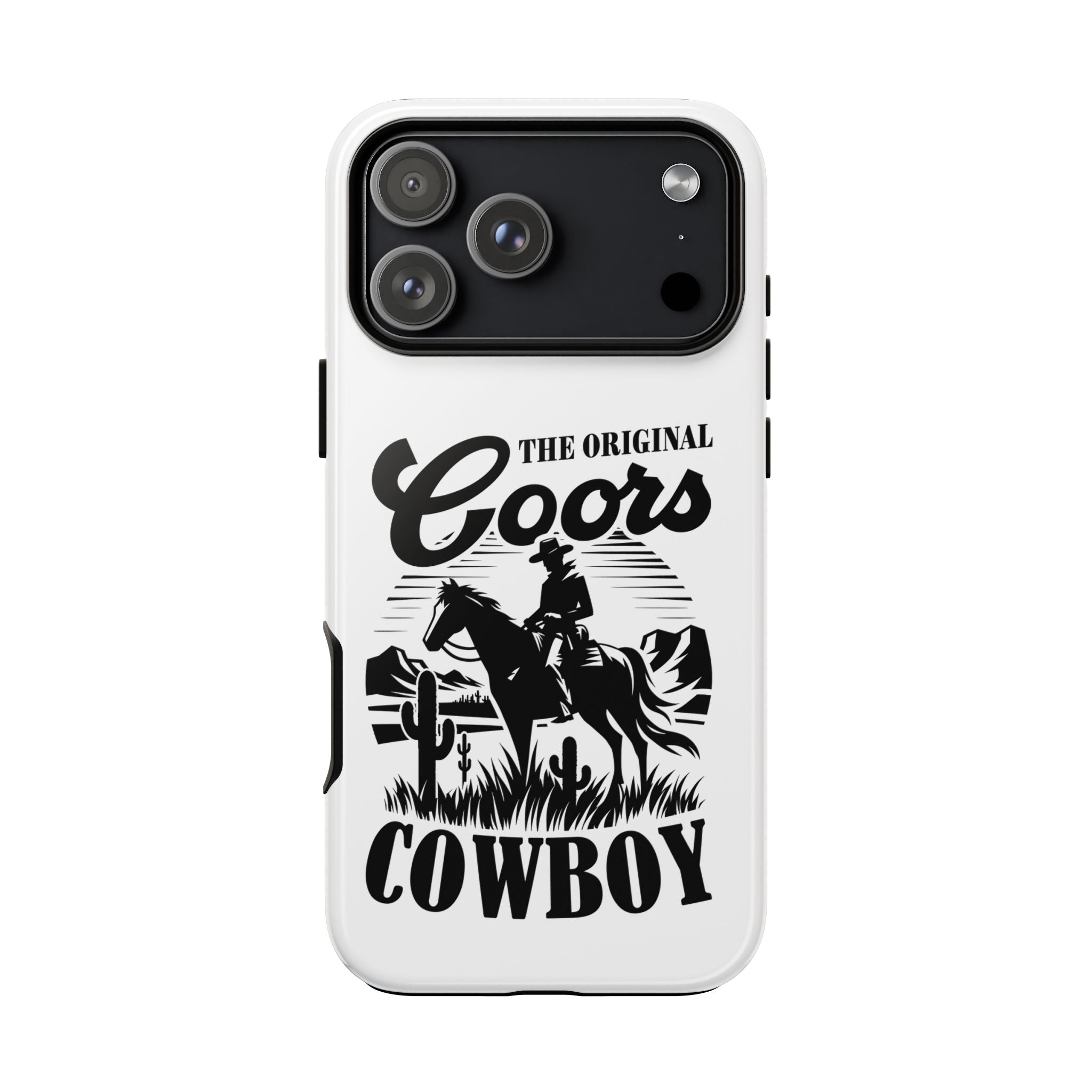 Cowboy Phone Case – “The Original Coors Cowboy” Vintage Western iPhone Cover