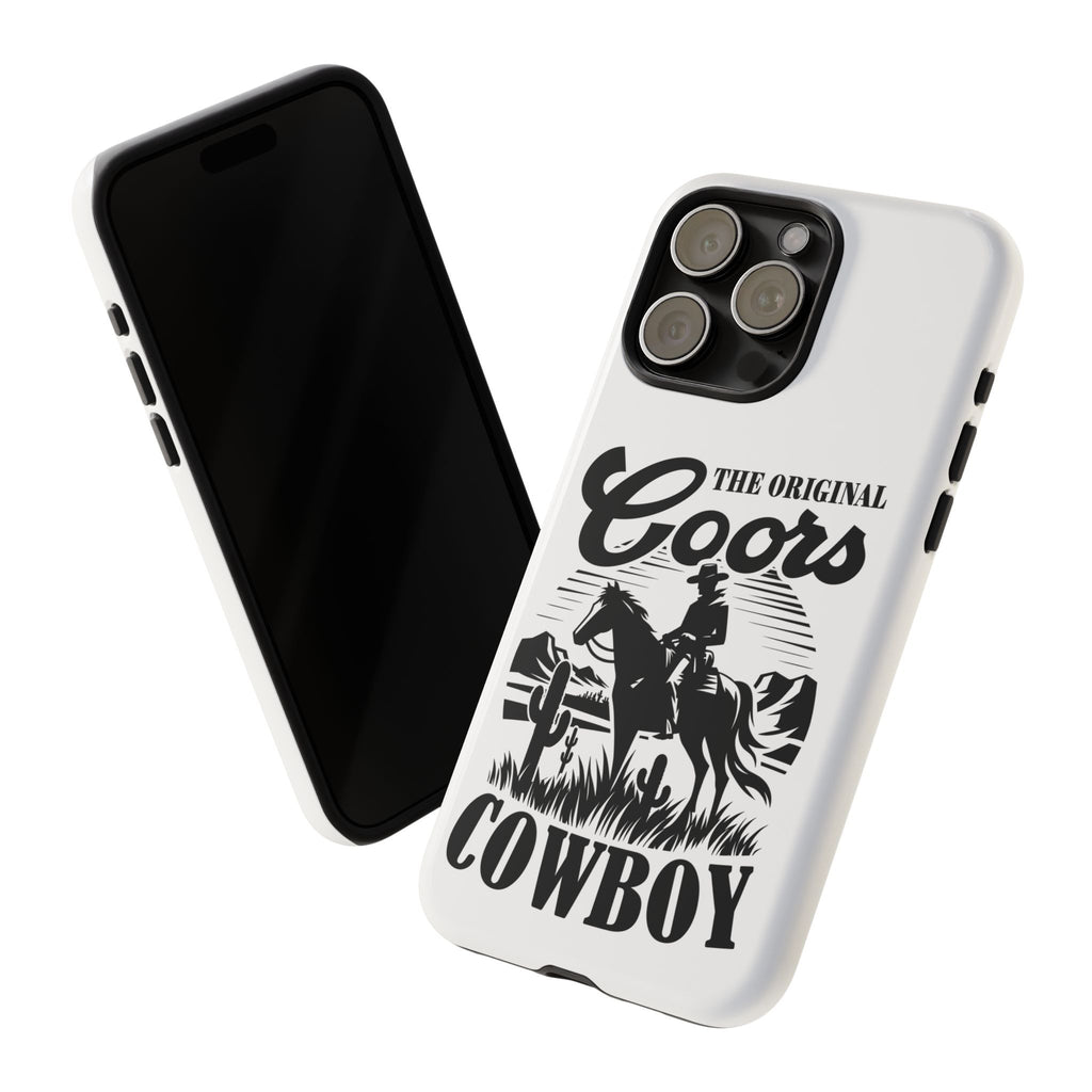 Cowboy Phone Case – “The Original Coors Cowboy” Vintage Western iPhone Cover