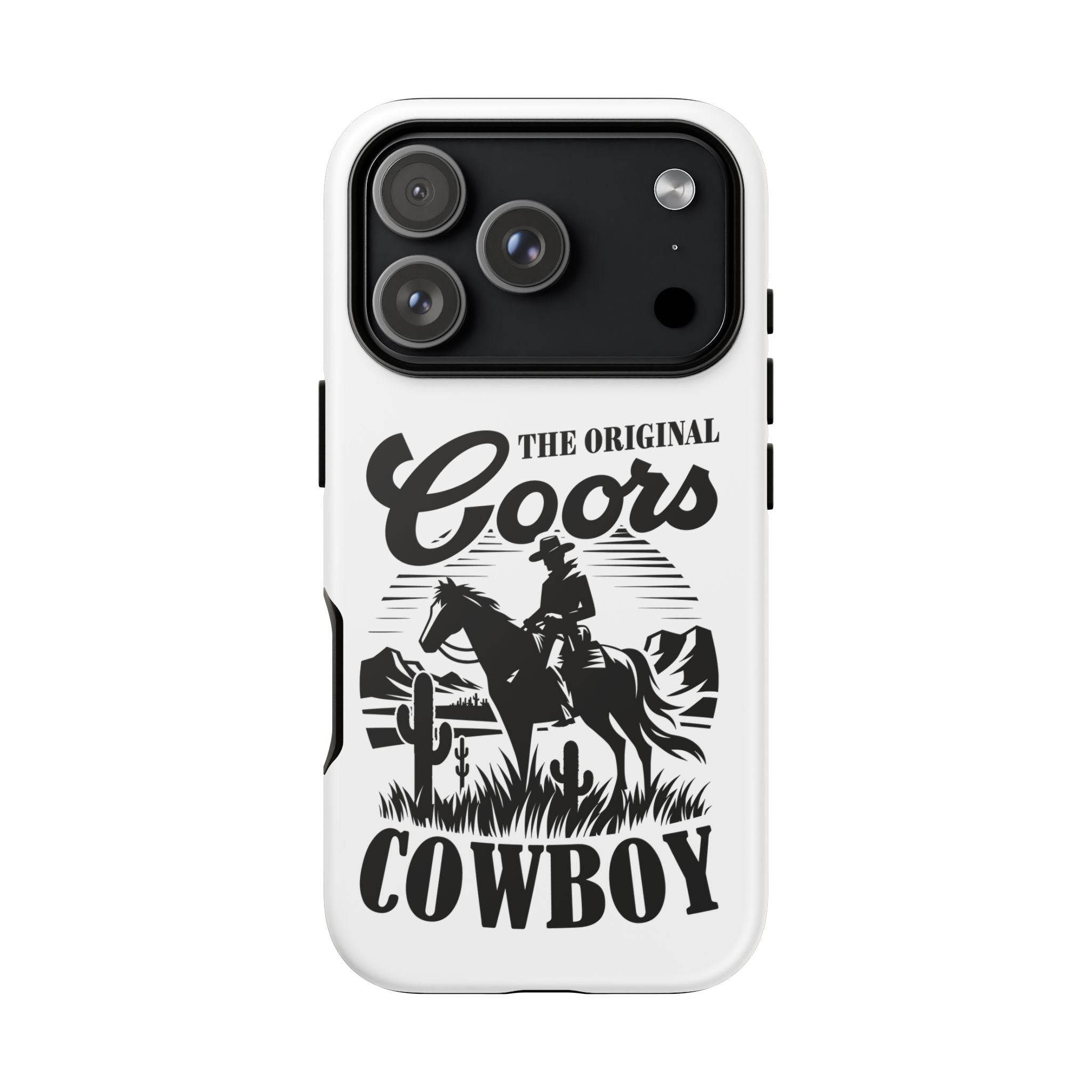 Cowboy Phone Case – “The Original Coors Cowboy” Vintage Western iPhone Cover