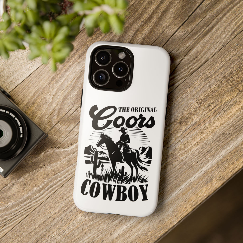 Cowboy Phone Case – “The Original Coors Cowboy” Vintage Western iPhone Cover