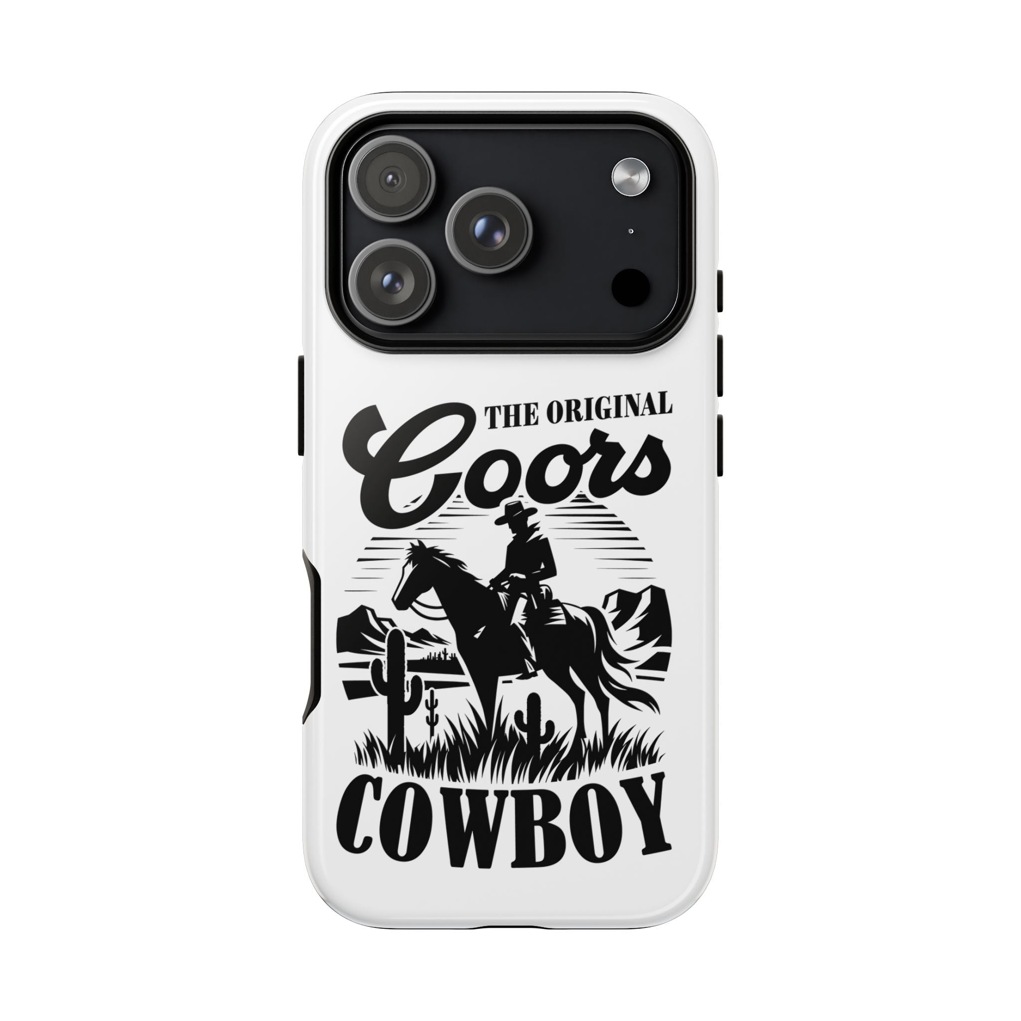 Cowboy Phone Case – “The Original Coors Cowboy” Vintage Western iPhone Cover