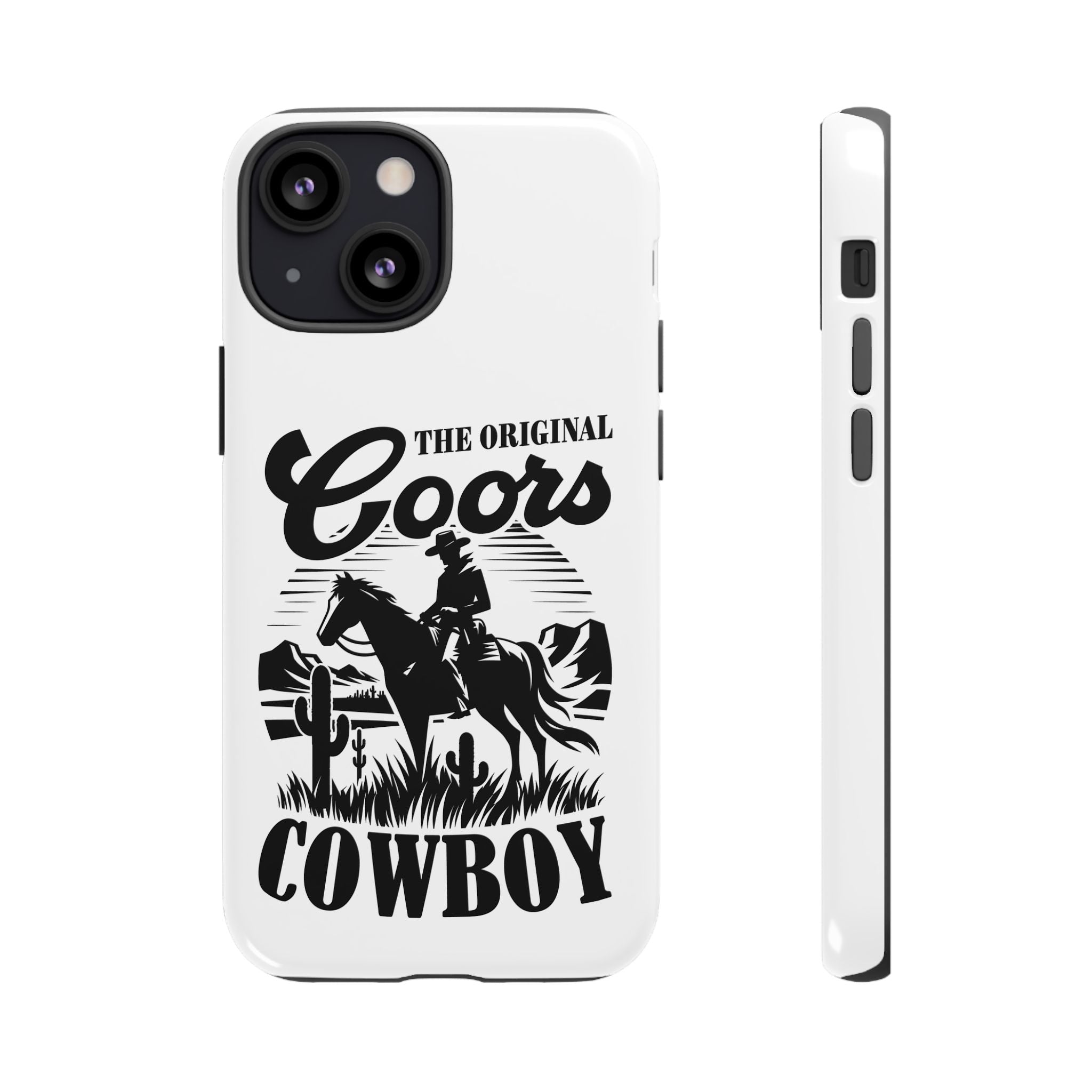 Cowboy Phone Case – “The Original Coors Cowboy” Vintage Western iPhone Cover