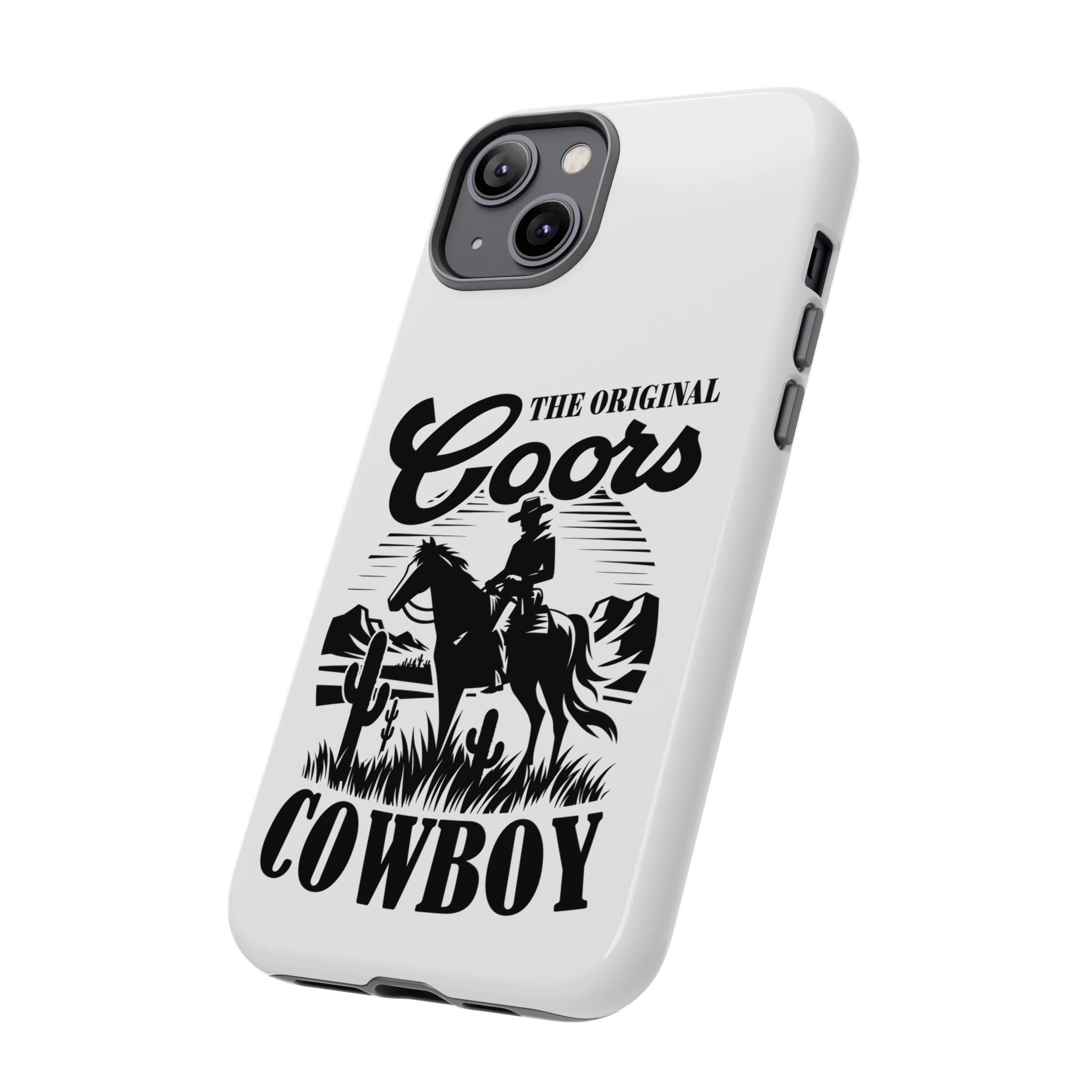 Cowboy Phone Case – “The Original Coors Cowboy” Vintage Western iPhone Cover