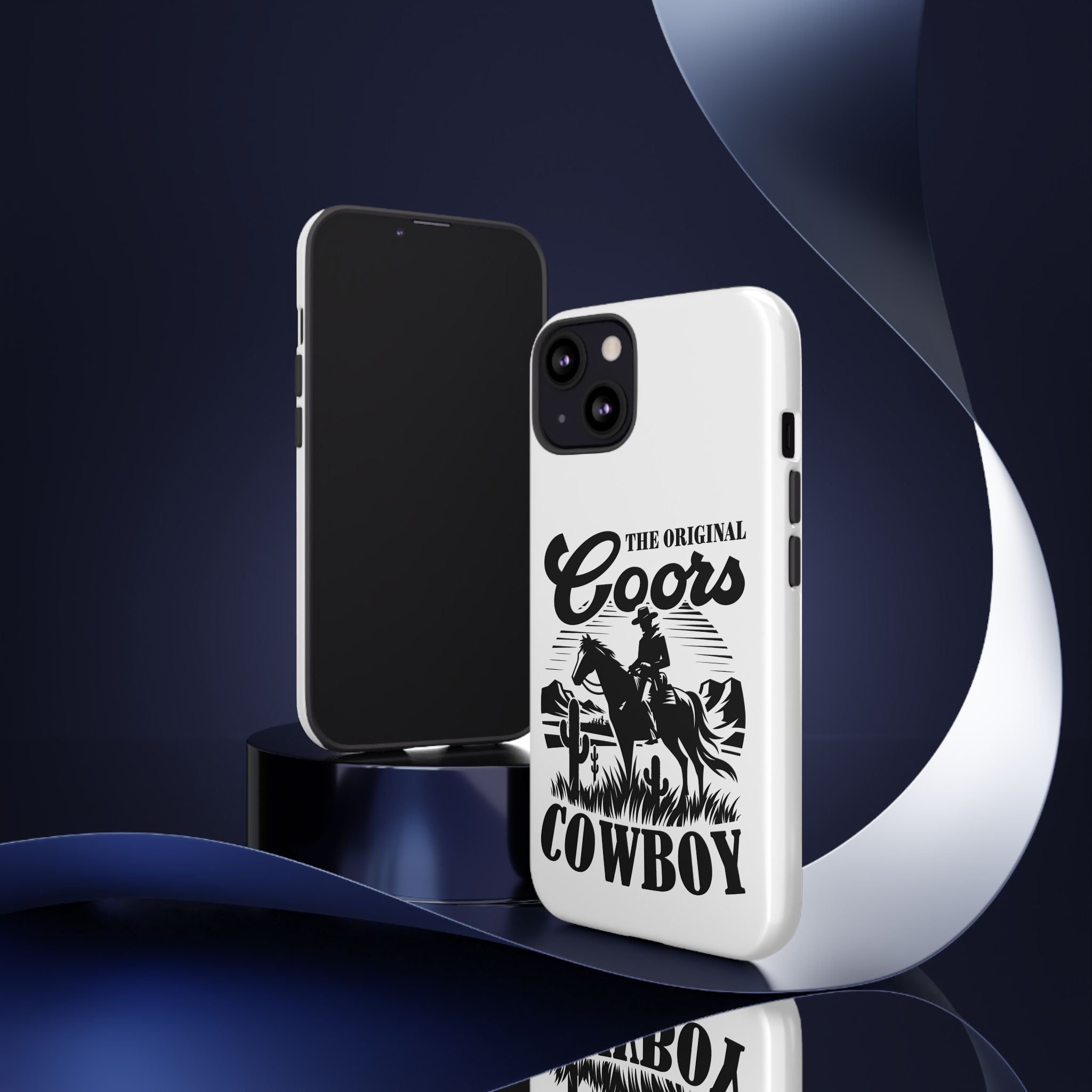 Cowboy Phone Case – “The Original Coors Cowboy” Vintage Western iPhone Cover