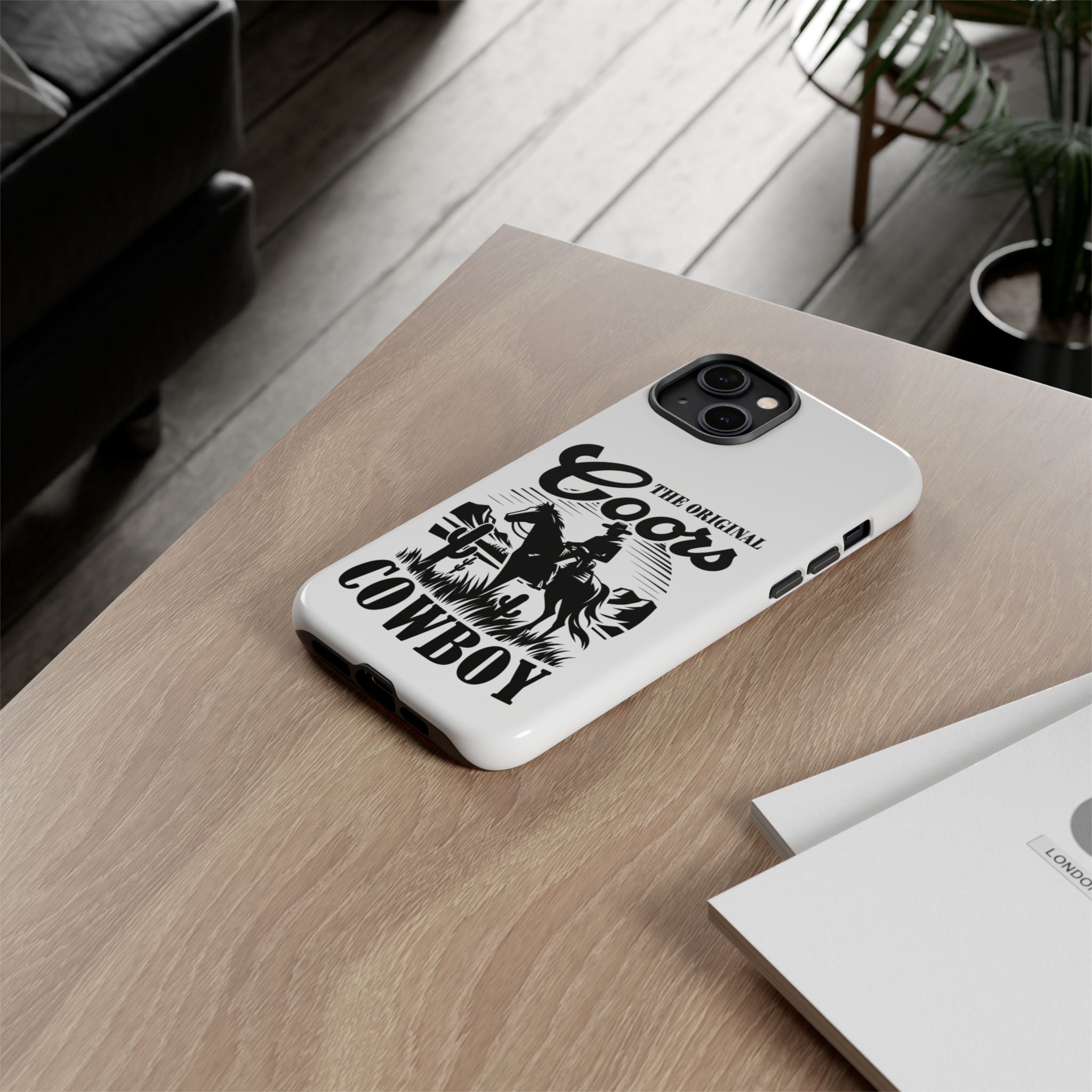Cowboy Phone Case – “The Original Coors Cowboy” Vintage Western iPhone Cover