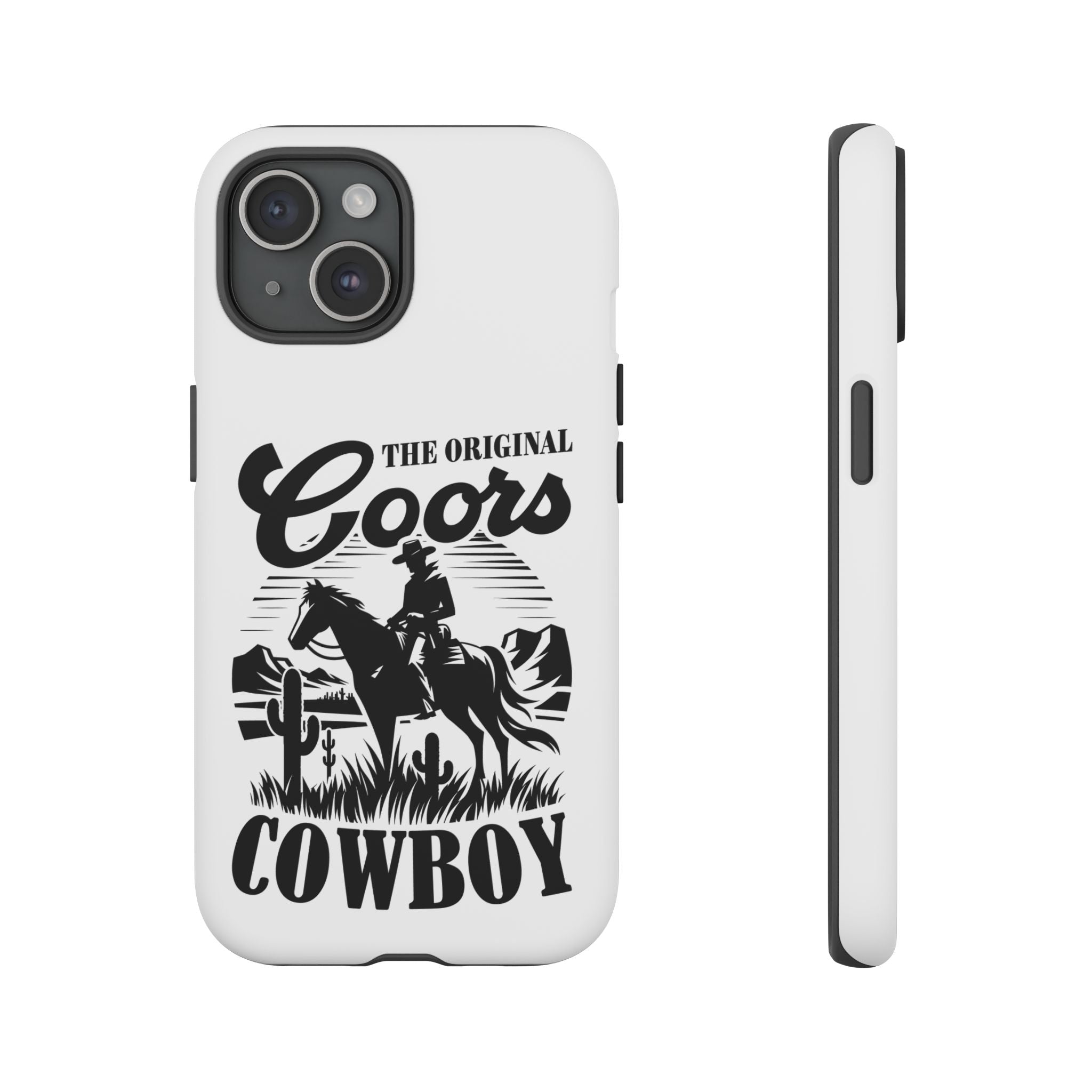 Cowboy Phone Case – “The Original Coors Cowboy” Vintage Western iPhone Cover