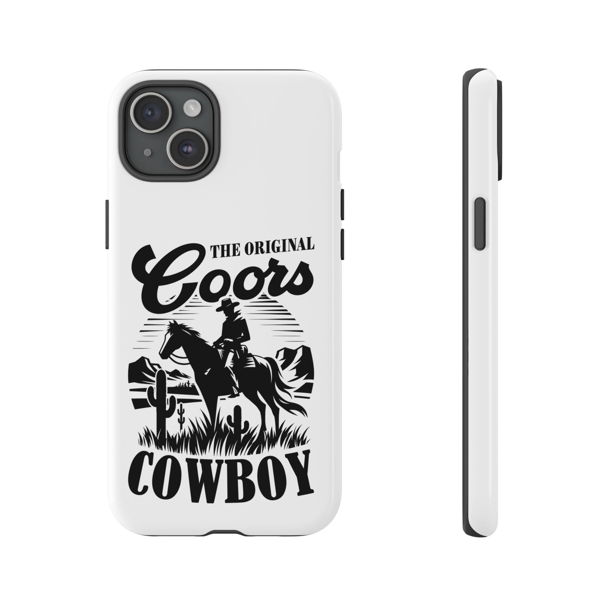 Cowboy Phone Case – “The Original Coors Cowboy” Vintage Western iPhone Cover