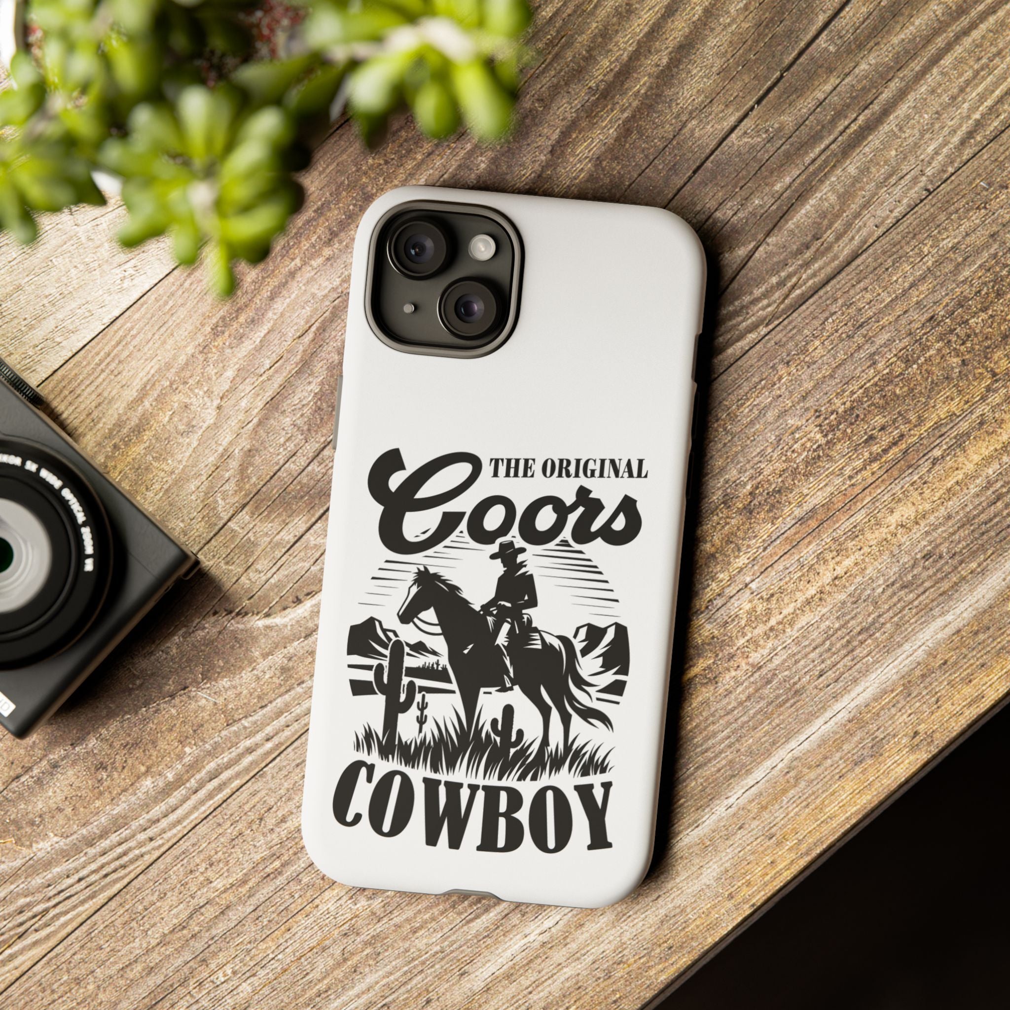 Cowboy Phone Case – “The Original Coors Cowboy” Vintage Western iPhone Cover
