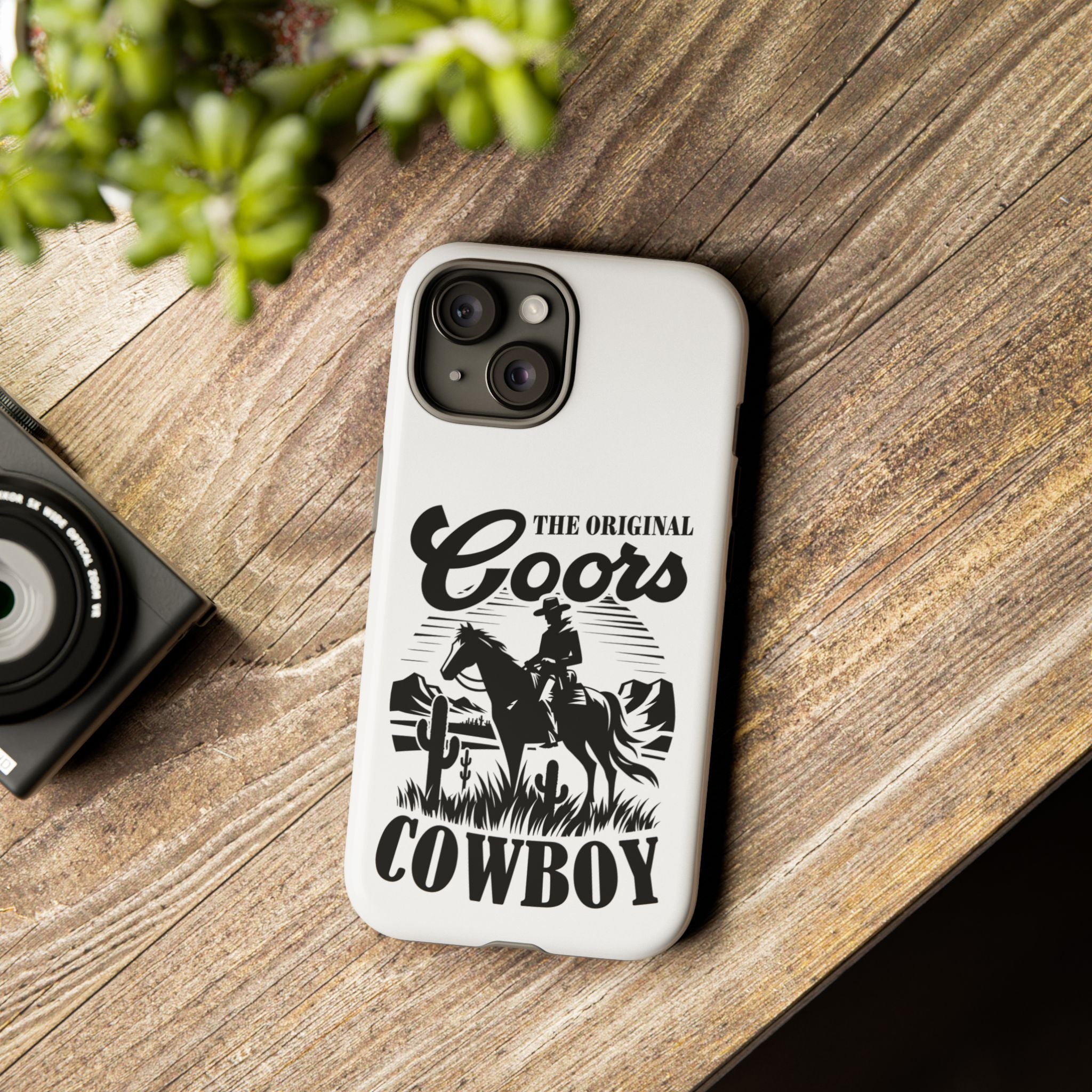 Cowboy Phone Case – “The Original Coors Cowboy” Vintage Western iPhone Cover