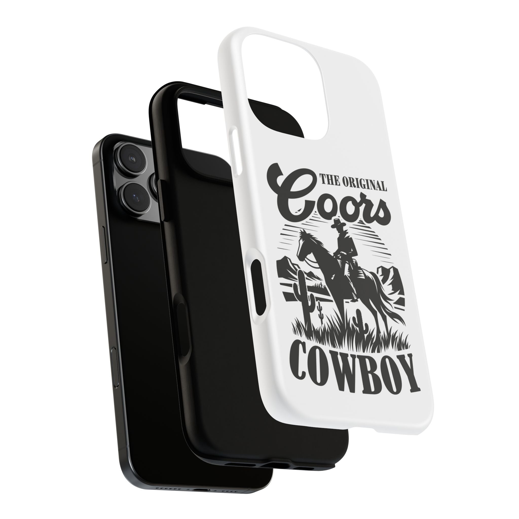 Cowboy Phone Case – “The Original Coors Cowboy” Vintage Western iPhone Cover