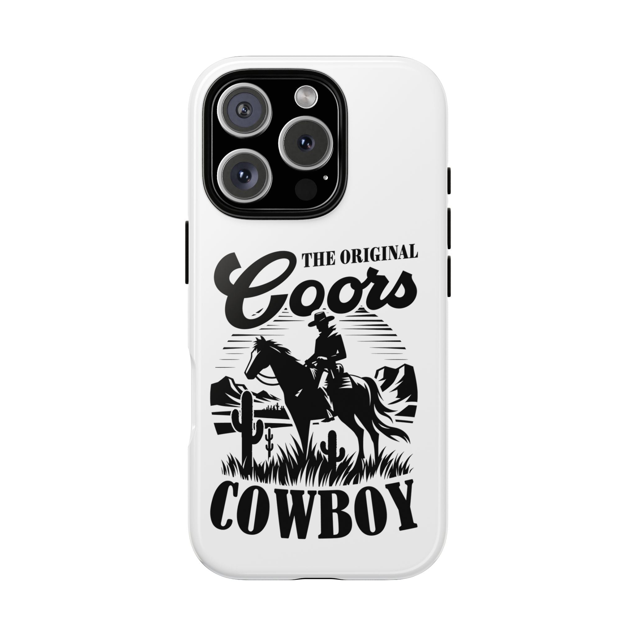 Cowboy Phone Case – “The Original Coors Cowboy” Vintage Western iPhone Cover