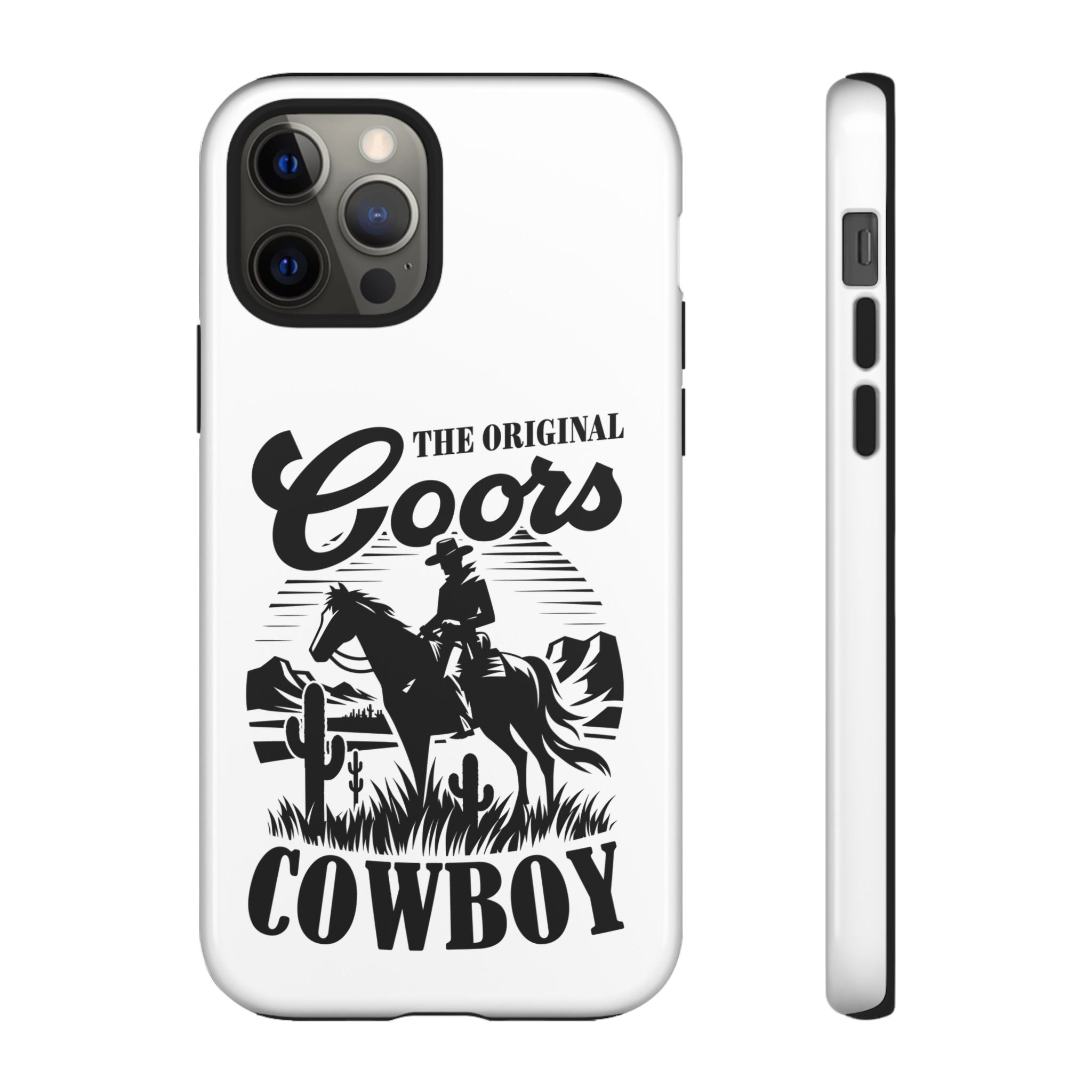 Cowboy Phone Case – “The Original Coors Cowboy” Vintage Western iPhone Cover