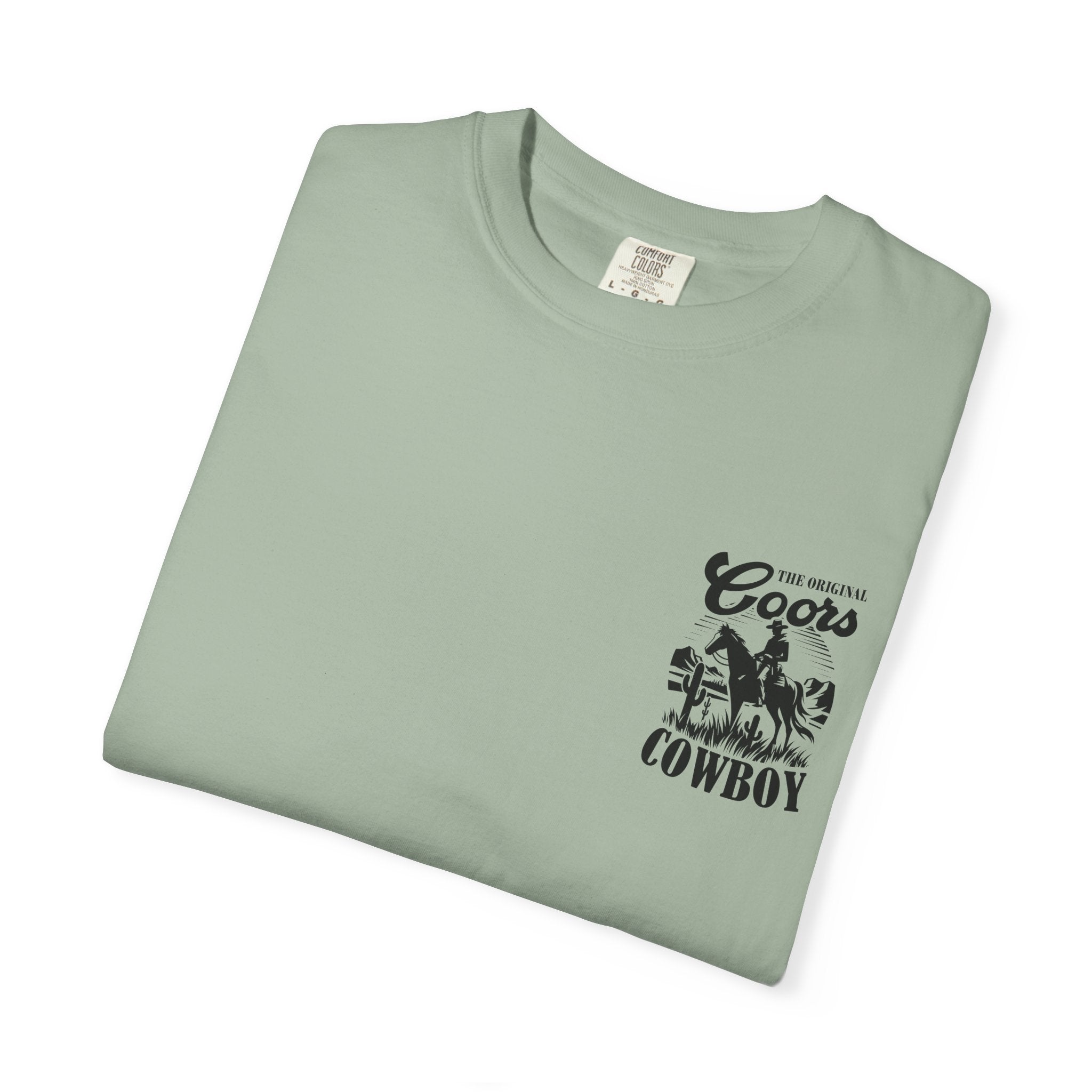 Cowboy Graphic T-Shirt — "The Original Coors Cowboy" Vintage Western Tee