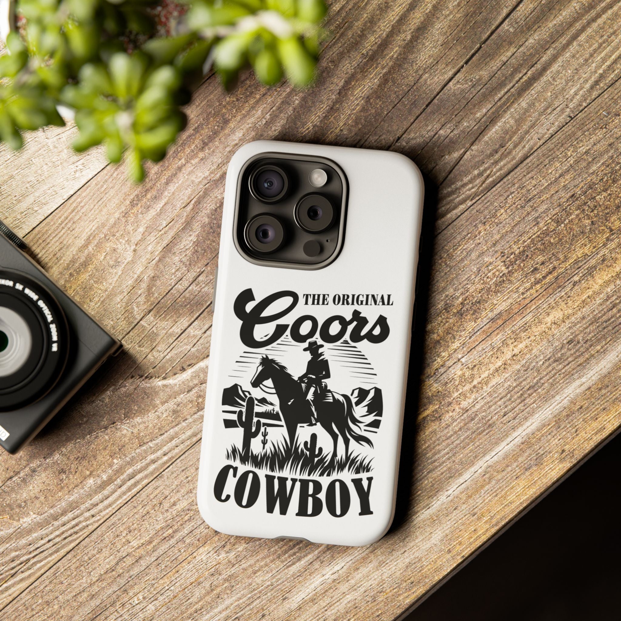 Cowboy Phone Case – “The Original Coors Cowboy” Vintage Western iPhone Cover