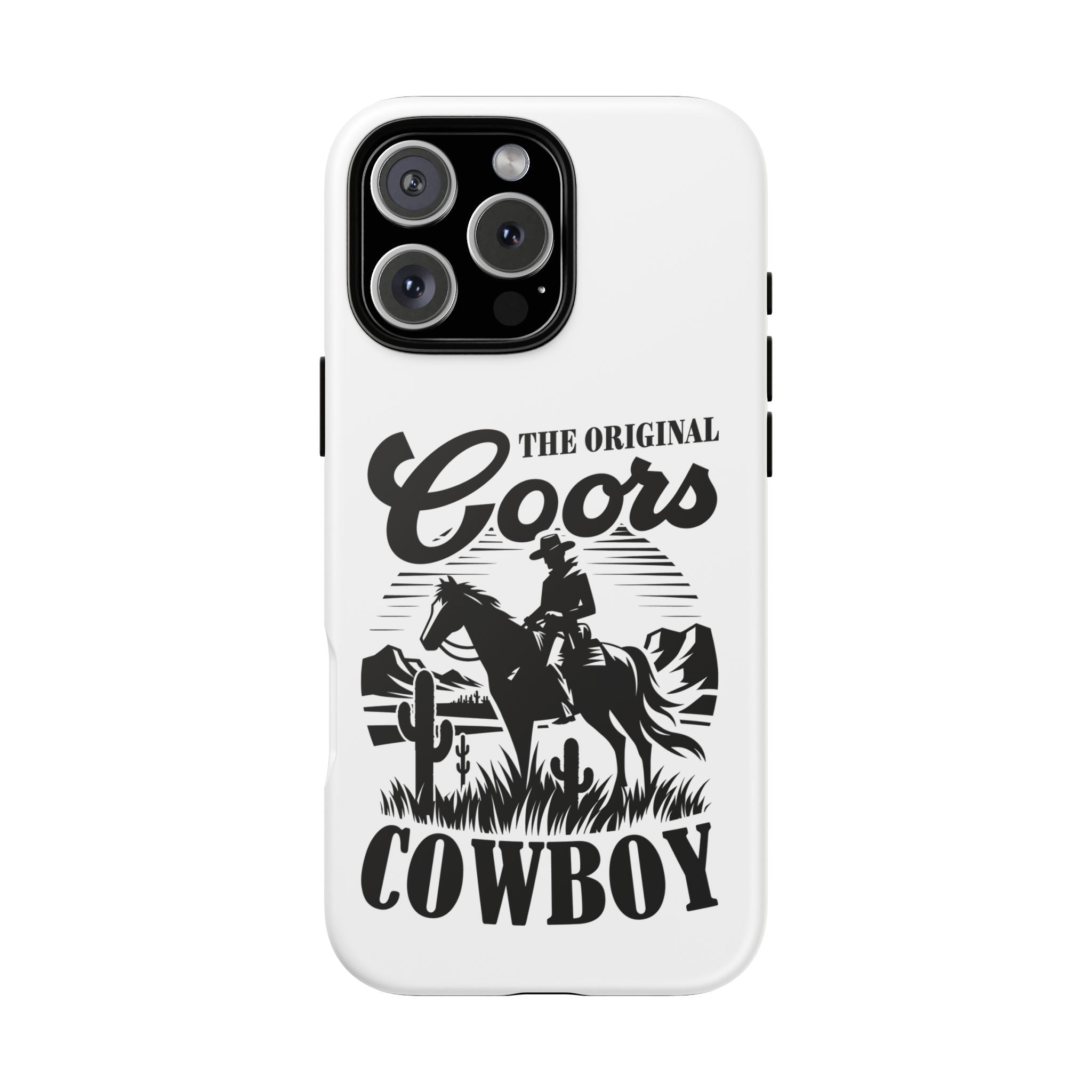 Cowboy Phone Case – “The Original Coors Cowboy” Vintage Western iPhone Cover