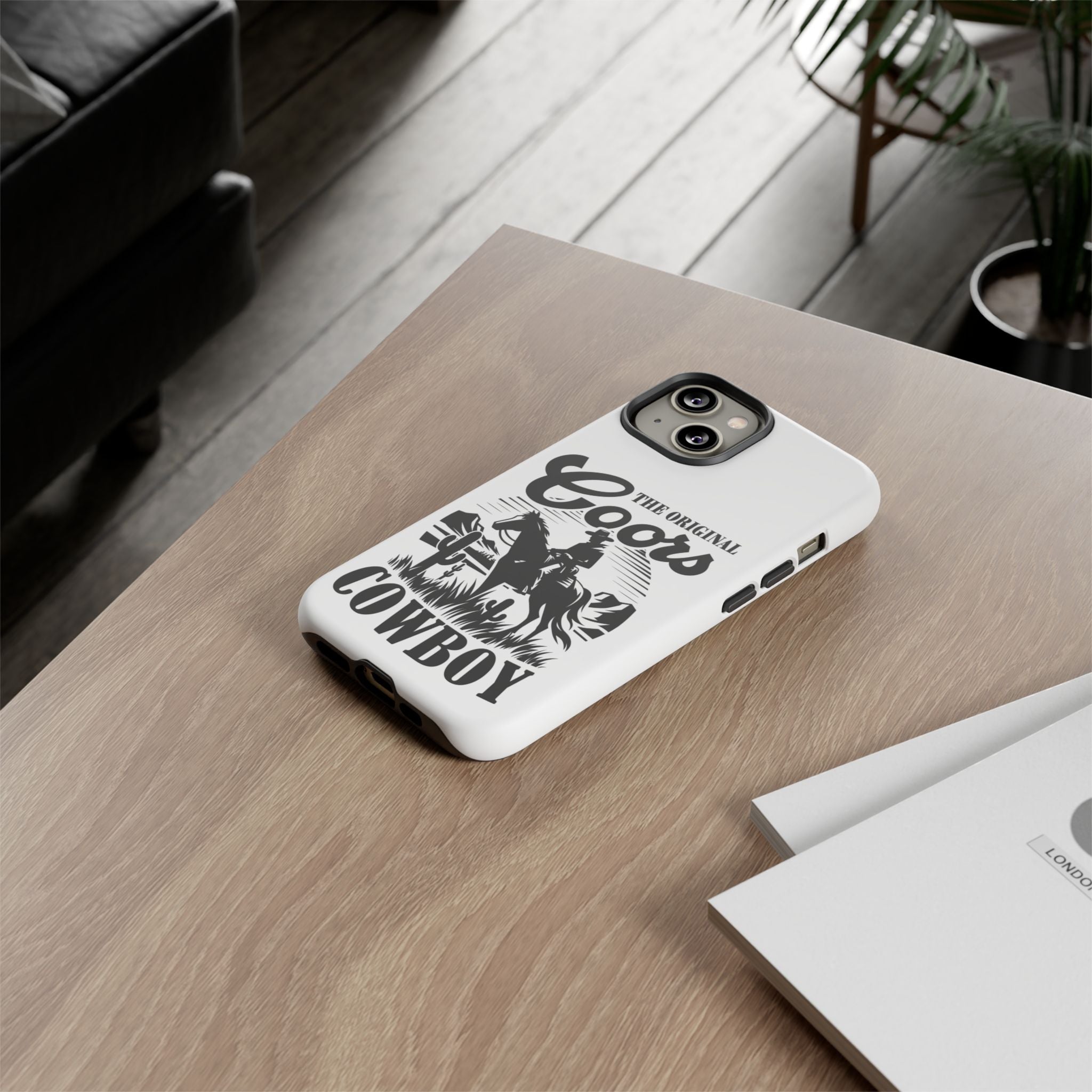 Cowboy Phone Case – “The Original Coors Cowboy” Vintage Western iPhone Cover
