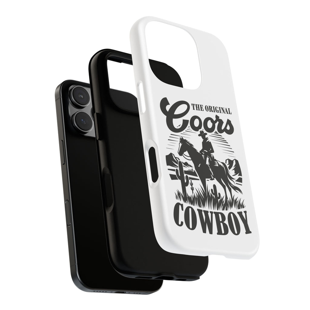 Cowboy Phone Case – “The Original Coors Cowboy” Vintage Western iPhone Cover