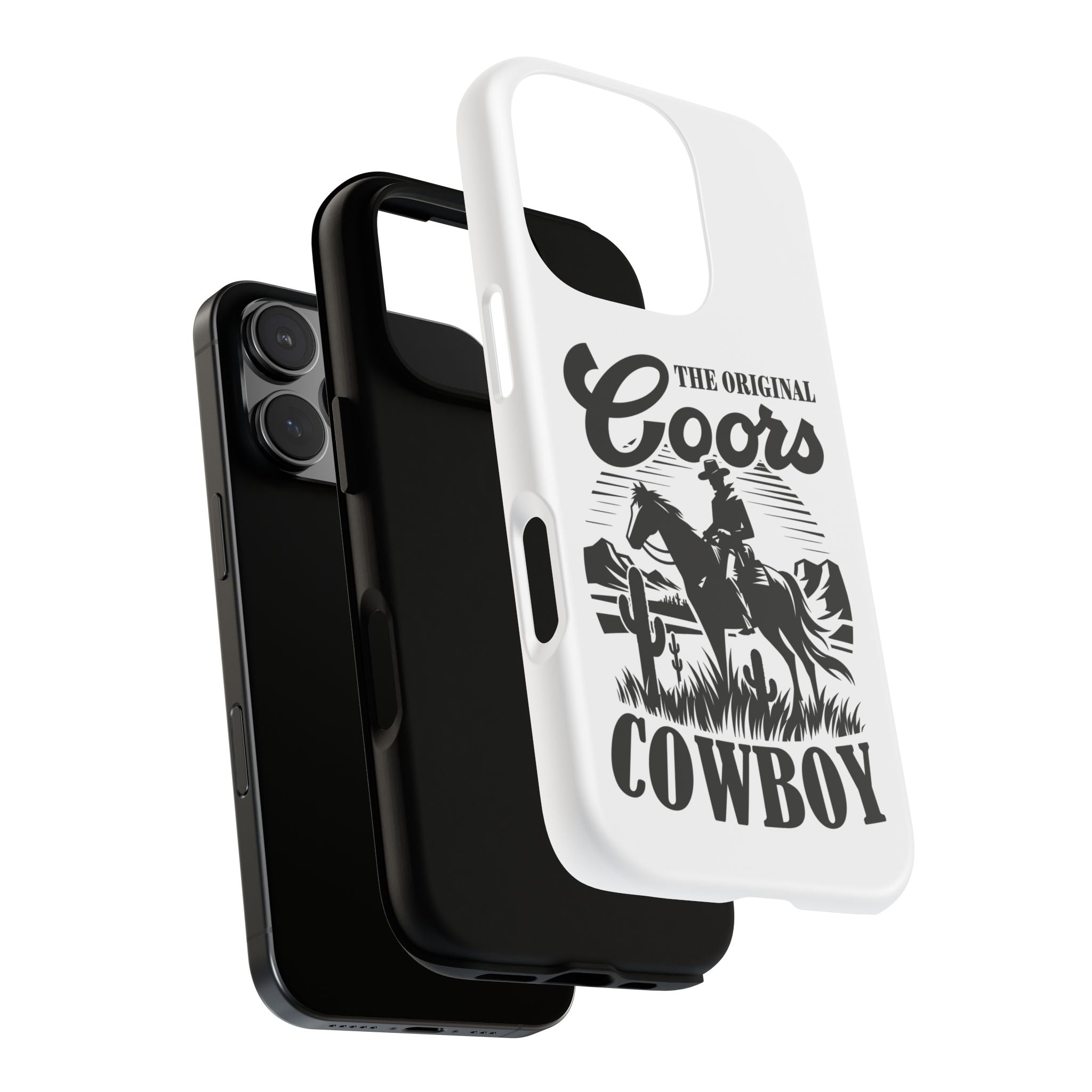 Cowboy Phone Case – “The Original Coors Cowboy” Vintage Western iPhone Cover