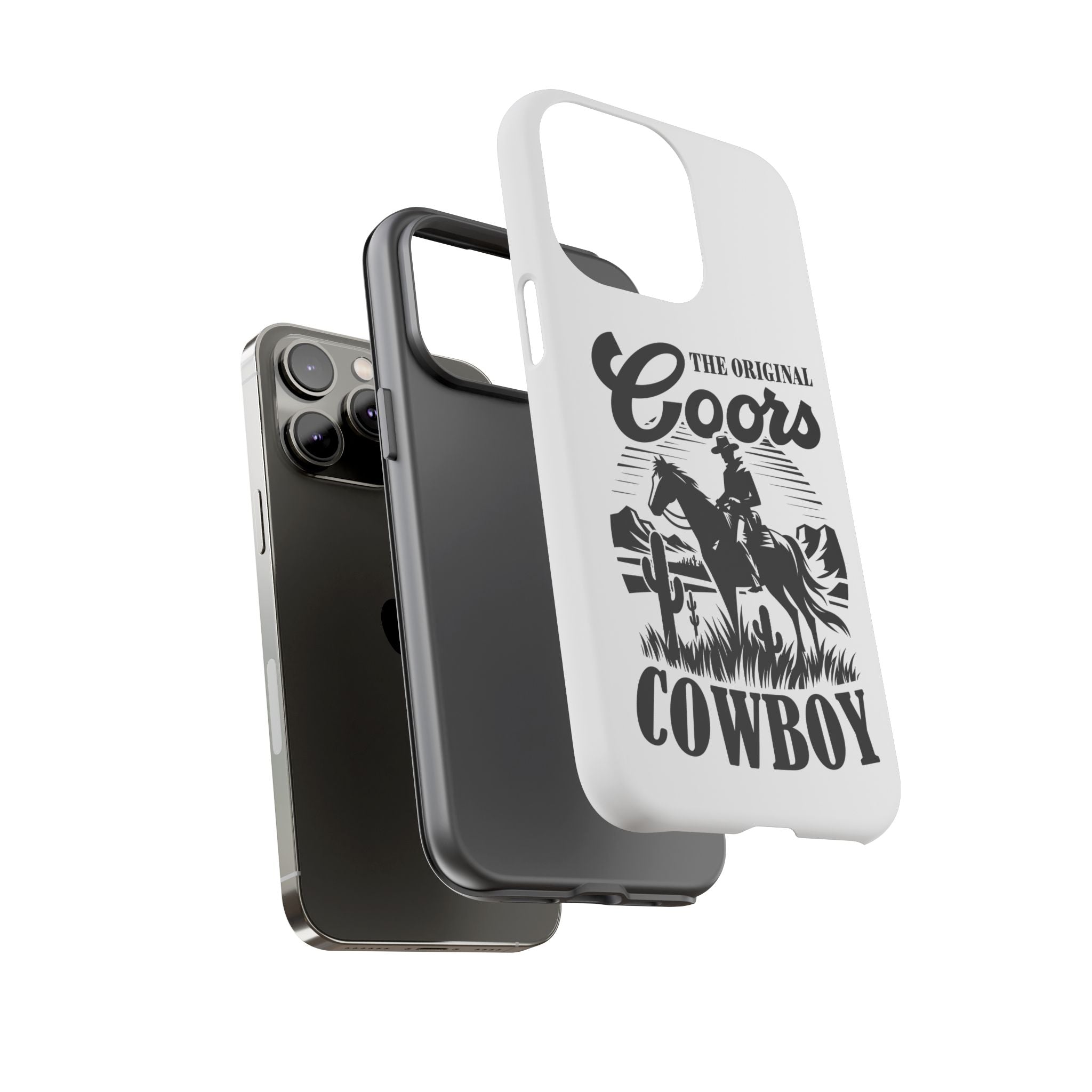 Cowboy Phone Case – “The Original Coors Cowboy” Vintage Western iPhone Cover