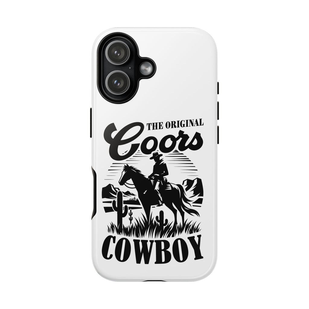 Cowboy Phone Case – “The Original Coors Cowboy” Vintage Western iPhone Cover