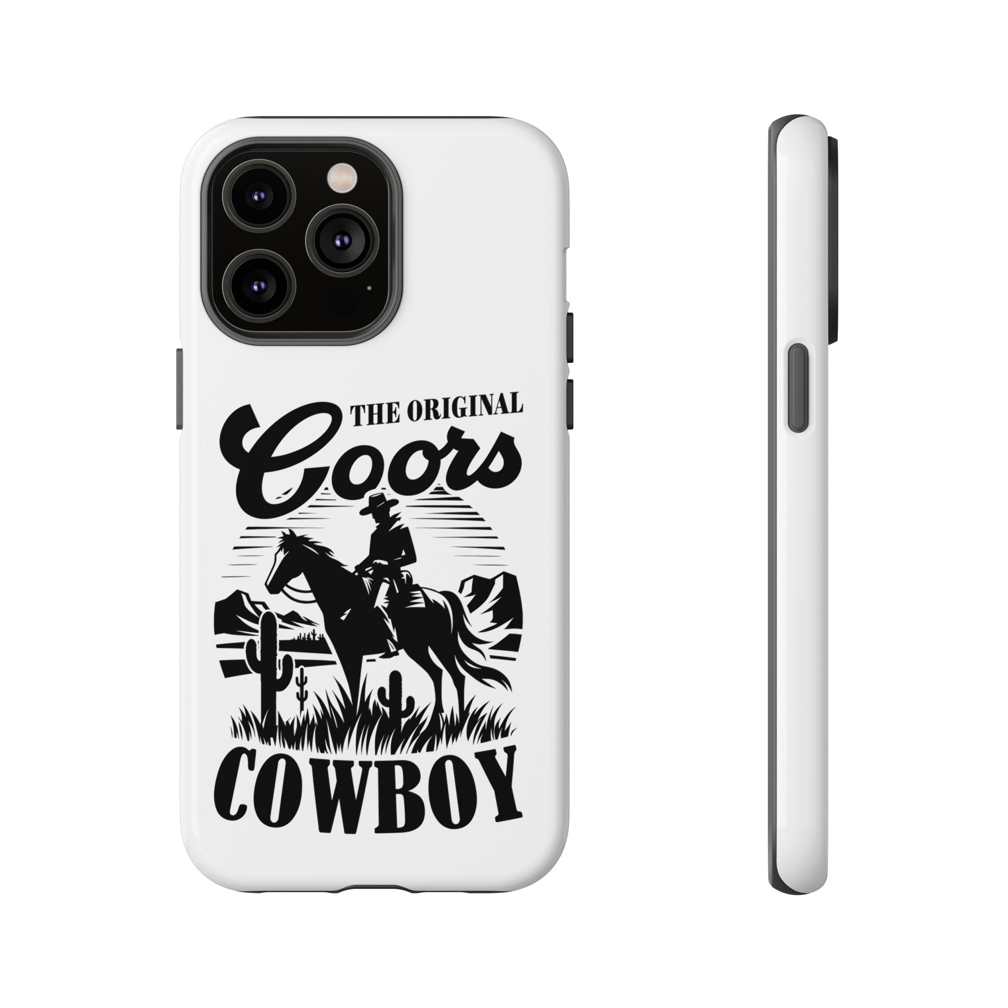 Cowboy Phone Case – “The Original Coors Cowboy” Vintage Western iPhone Cover