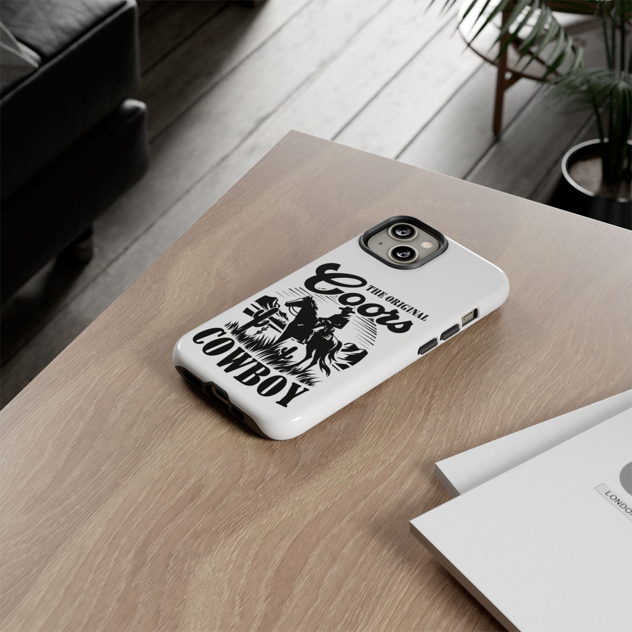 Cowboy Phone Case – “The Original Coors Cowboy” Vintage Western iPhone Cover