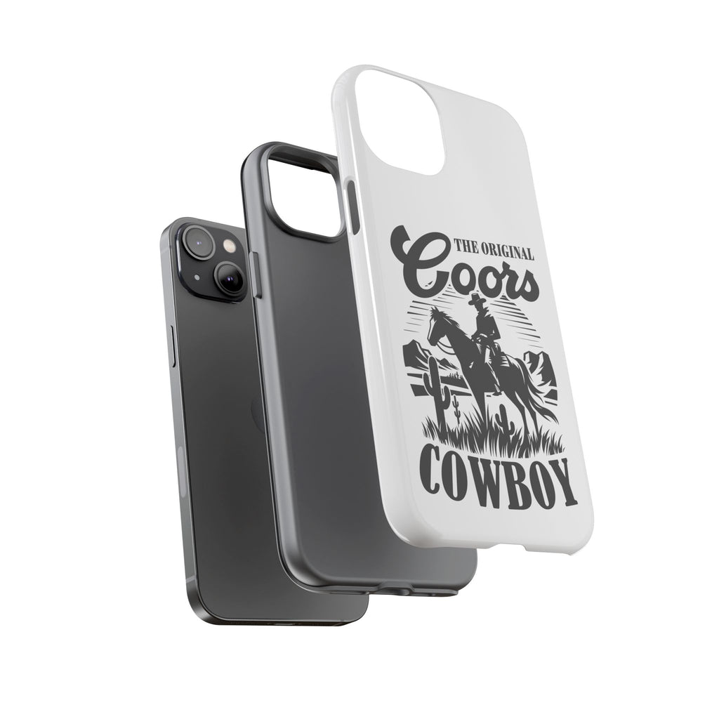 Cowboy Phone Case – “The Original Coors Cowboy” Vintage Western iPhone Cover