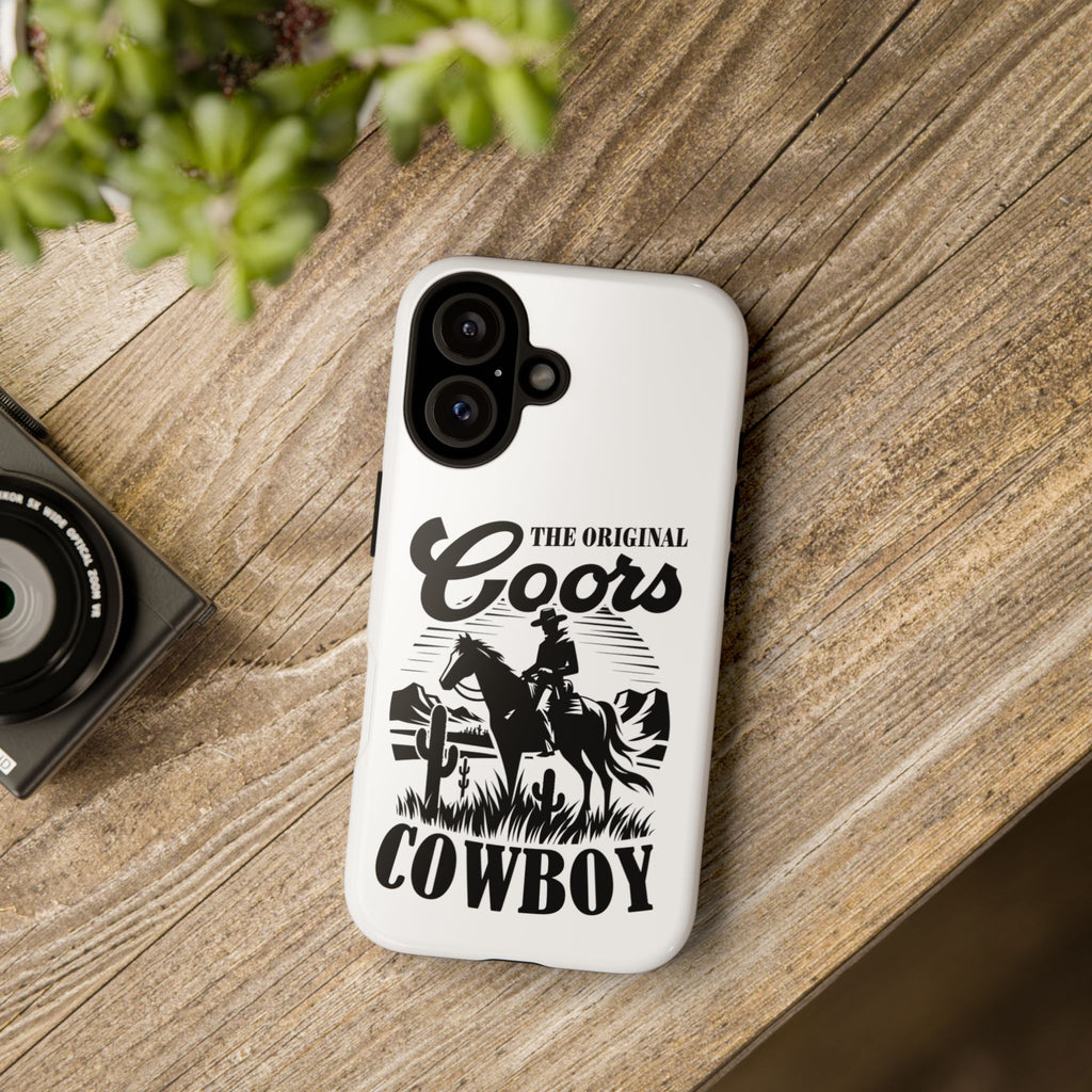 Cowboy Phone Case – “The Original Coors Cowboy” Vintage Western iPhone Cover