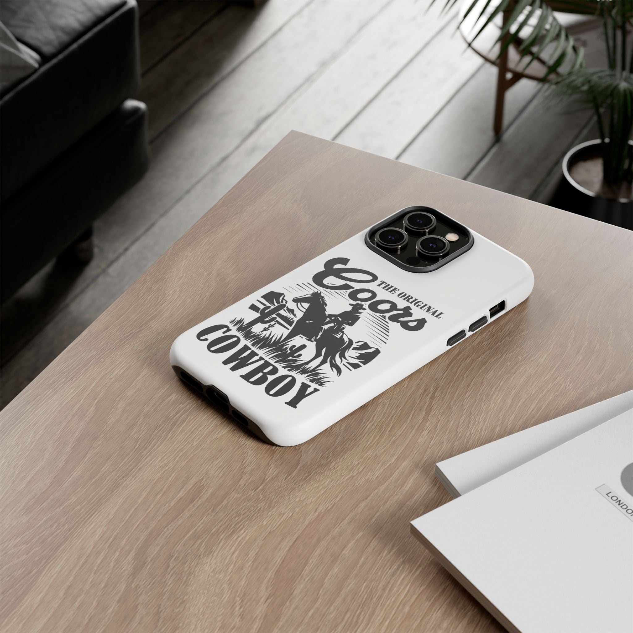 Cowboy Phone Case – “The Original Coors Cowboy” Vintage Western iPhone Cover
